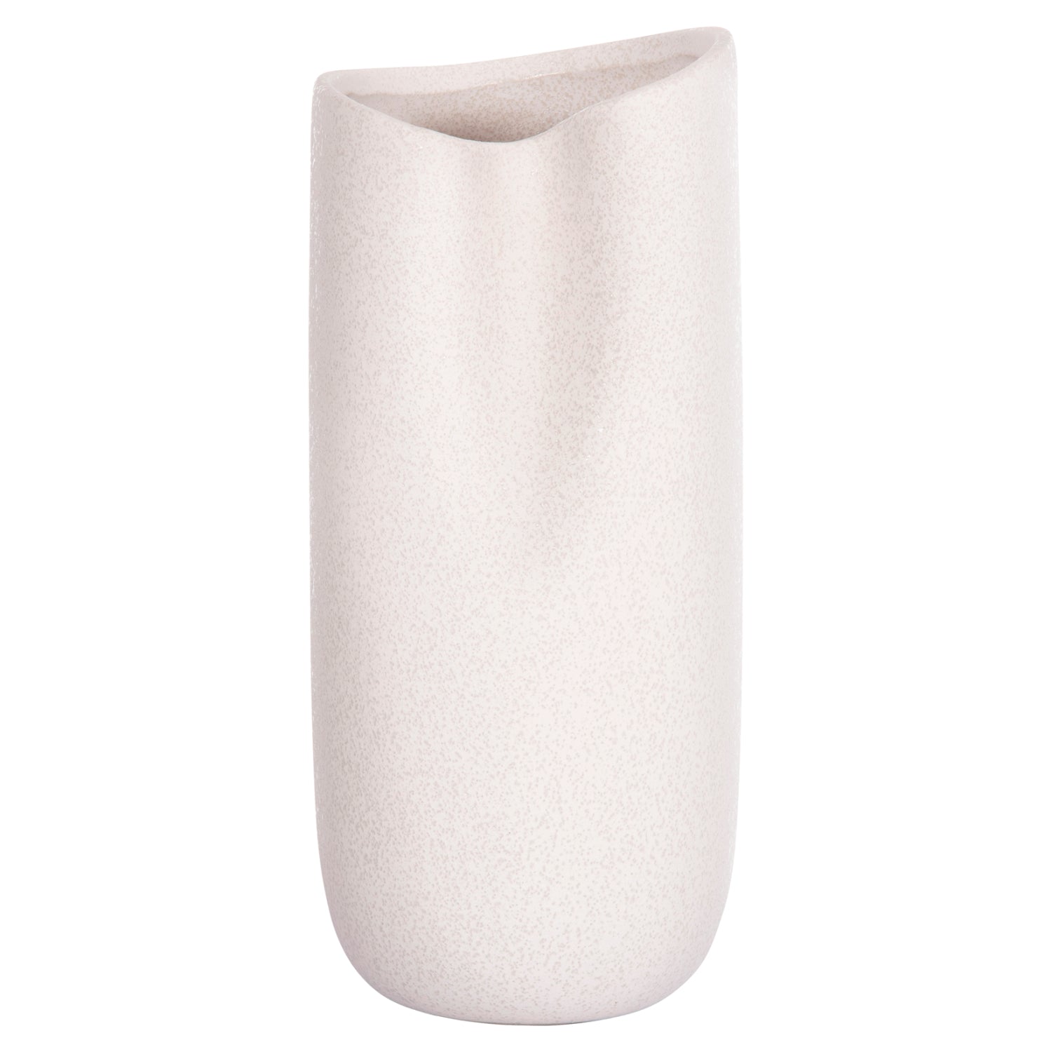 Керамична декорация за маса, кристално бяла, 17x16.5x37см