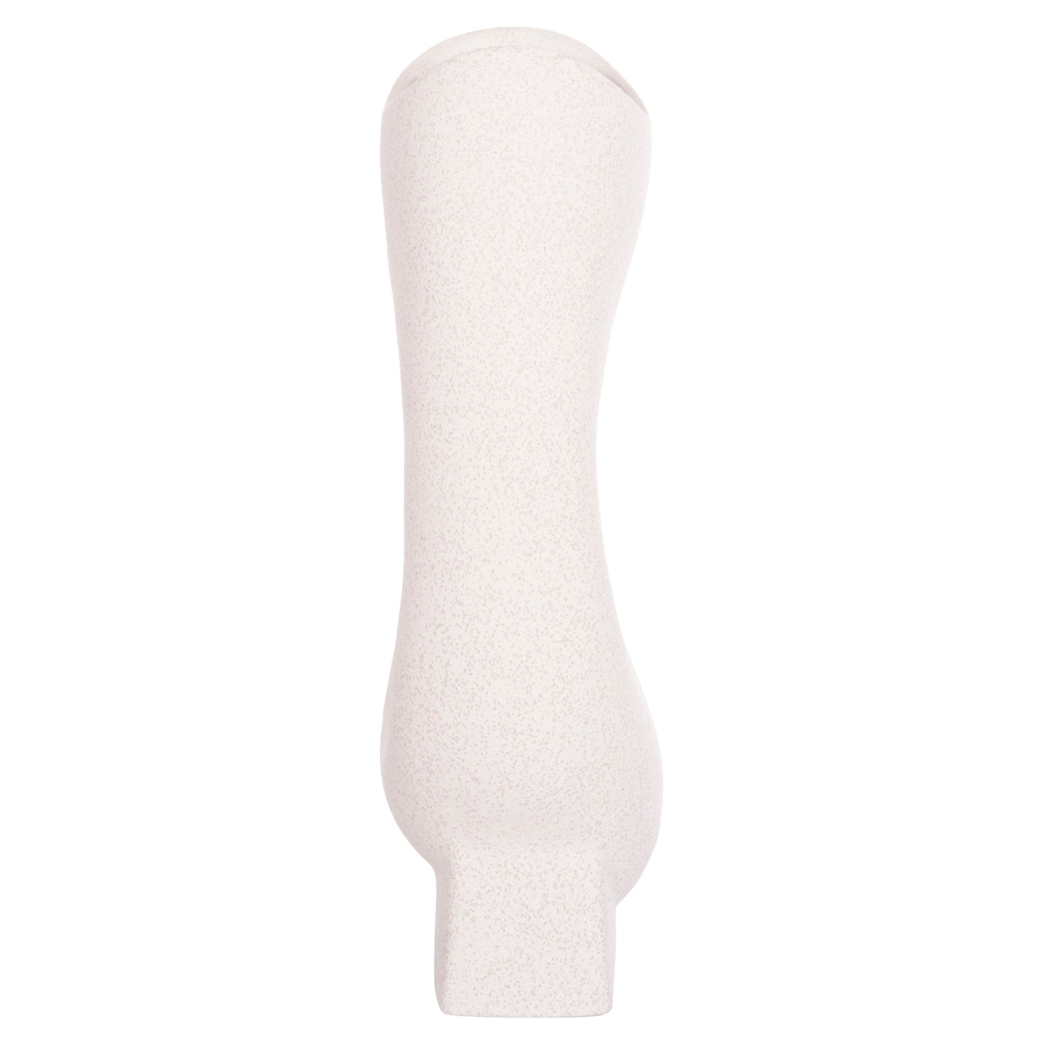 Декорация керамична за маса цвят бял-светло сив 16.5x11x38