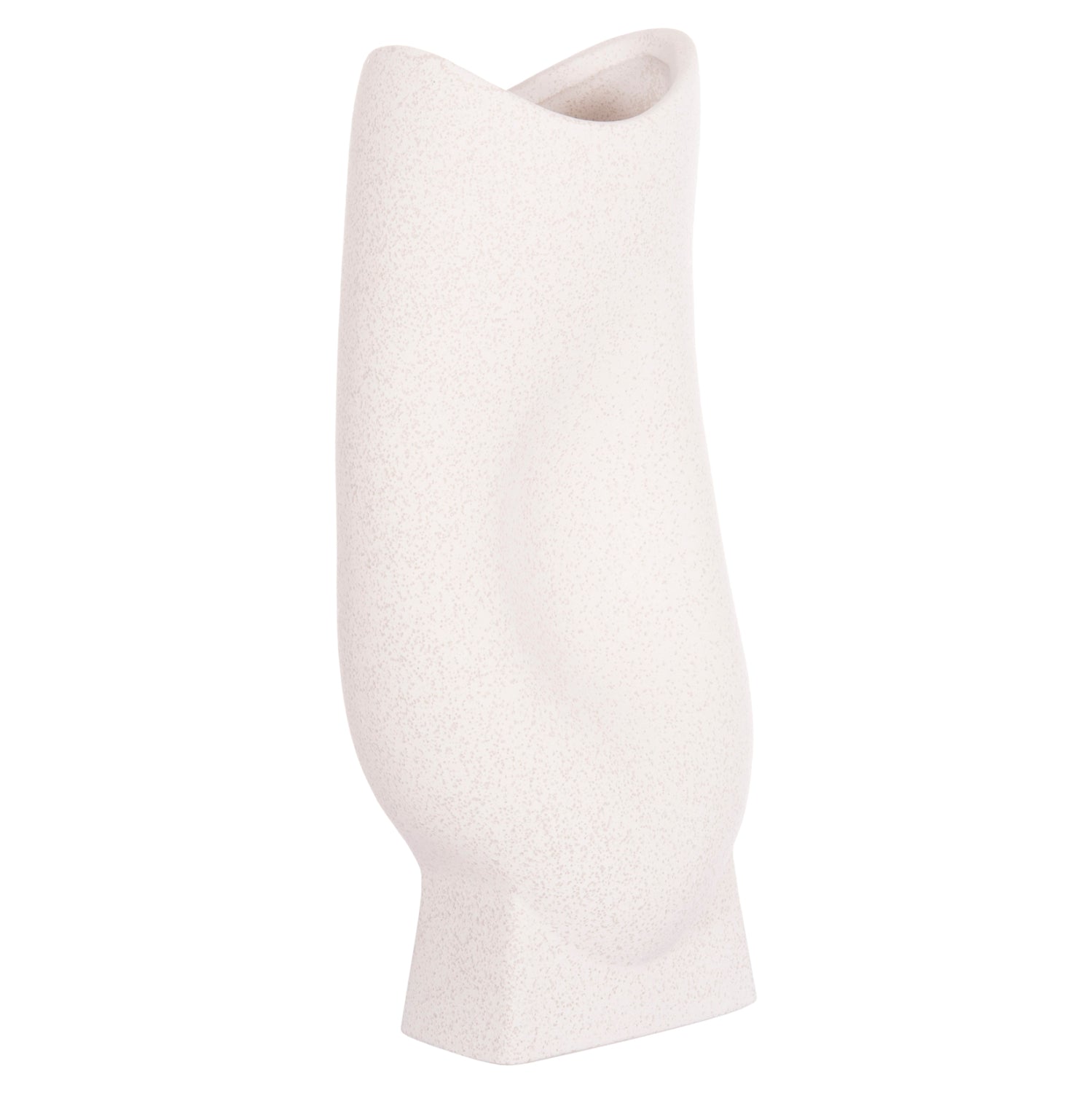 Декорация керамична за маса цвят бял-светло сив 16.5x11x38