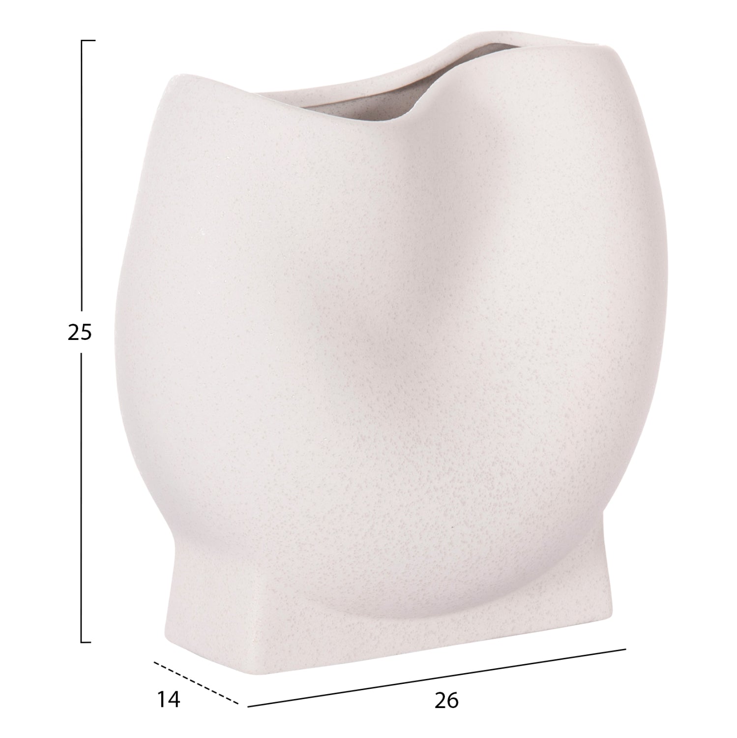 Декоративна глазура за маса  кристална, 26x14x25см