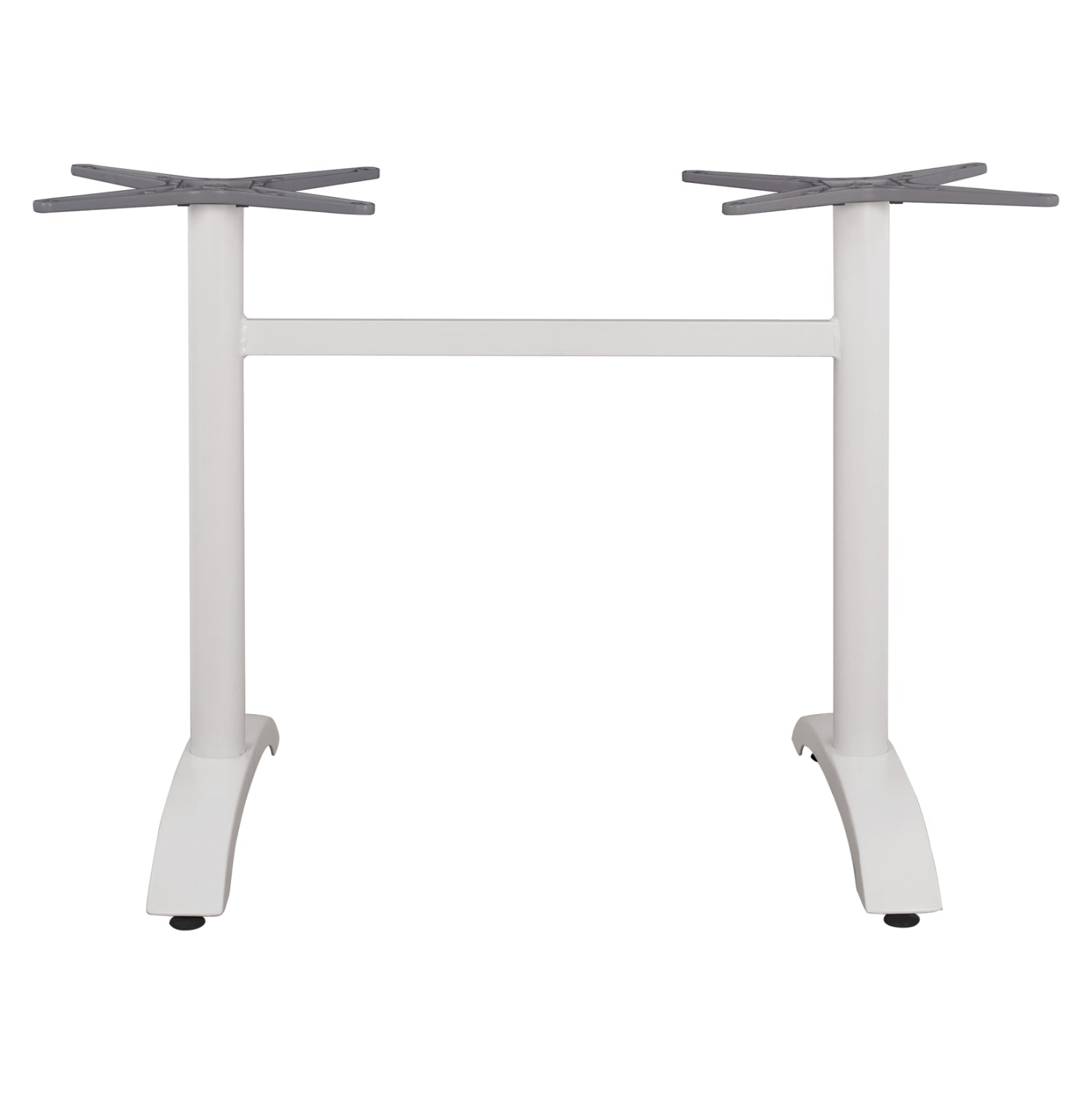 Основа за маса 78,5Χ60Χ73 двойна -алуминиева бял цвят