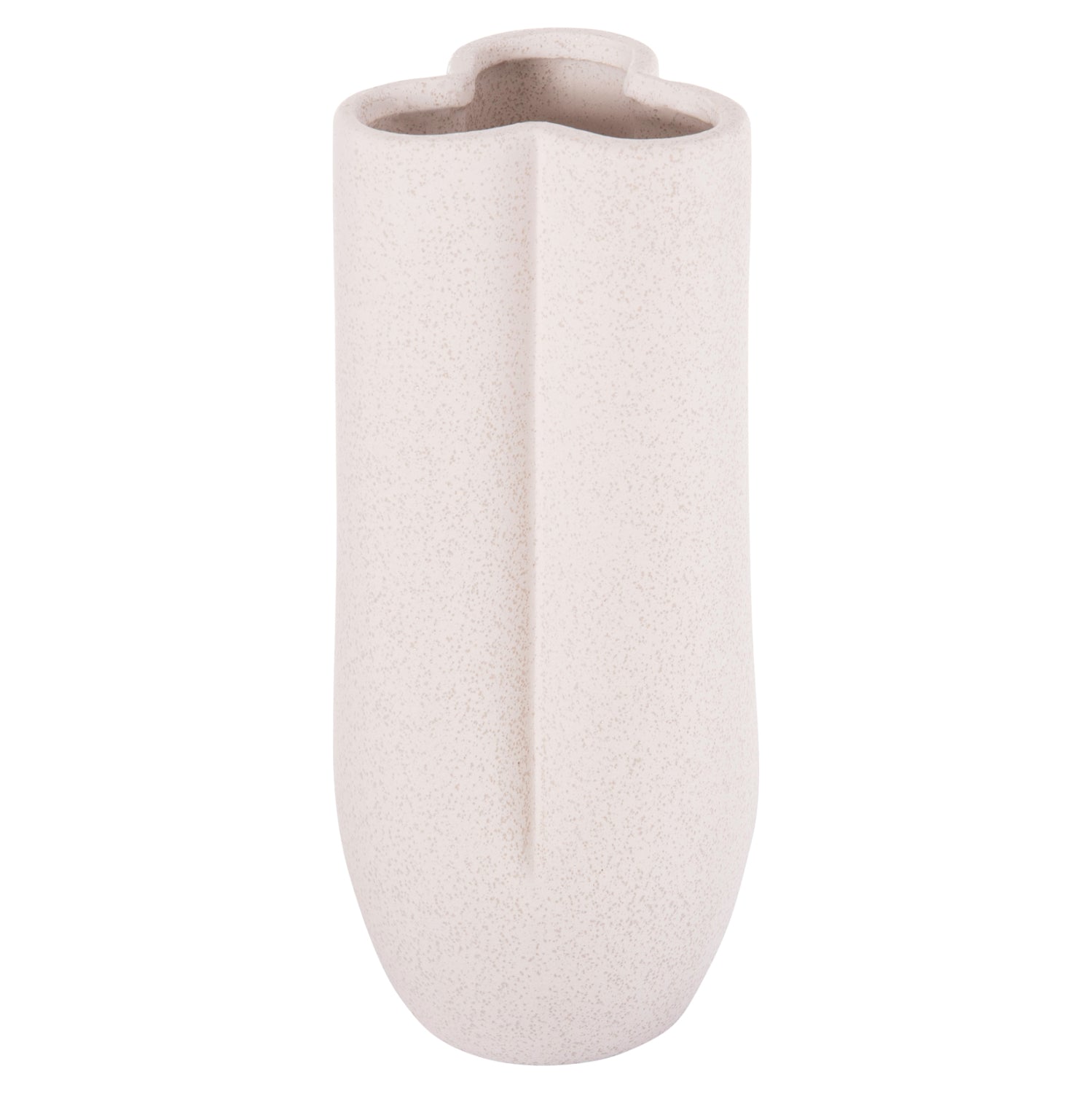 Декоративна глазура за маса, GLAΖΕ кристална, бяла φ14x34hcm