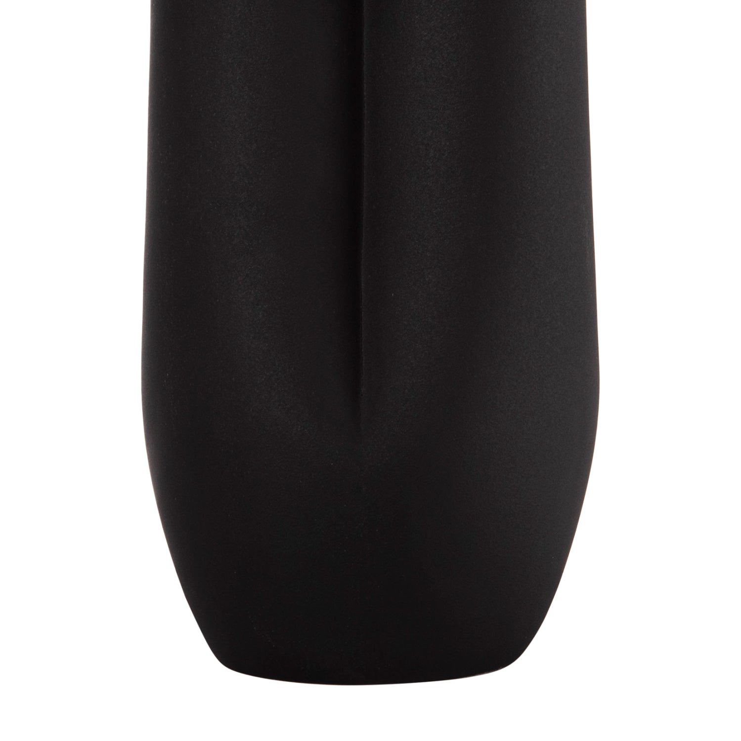 Керамична декоративна глазура за маса черна, матова φ14x34h см