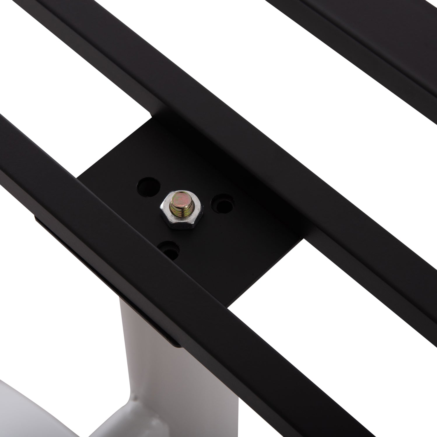 Основа за маса 461.12/метална двойна бяла с регулатори 100х60х73см.