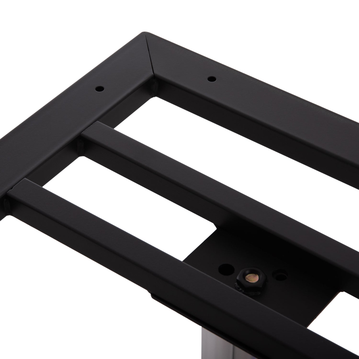 Метална основа за маса 461.13/двойна хромирана с регулатори 100х60х73см.