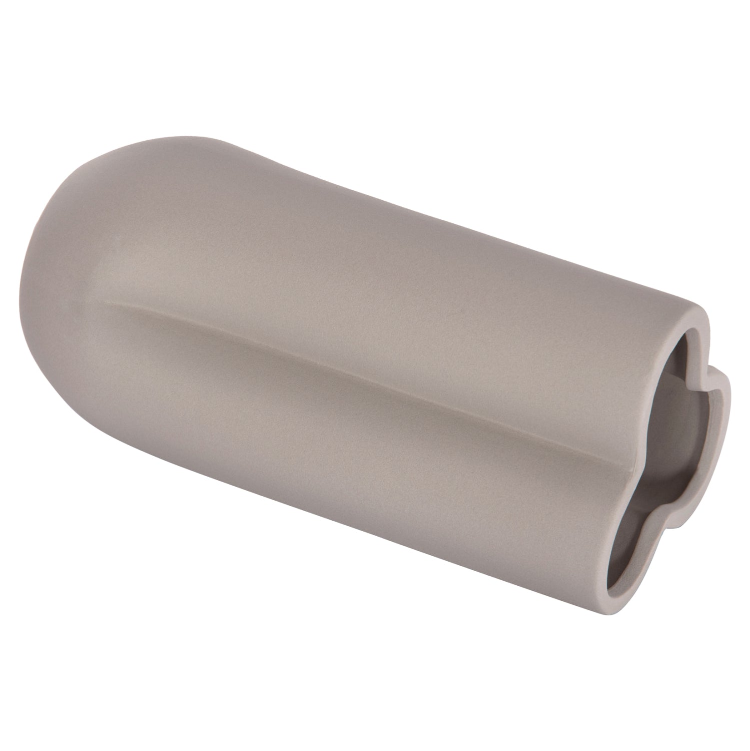 Керамична декоративна глазура за маса , сива, матова φ14x29hcm