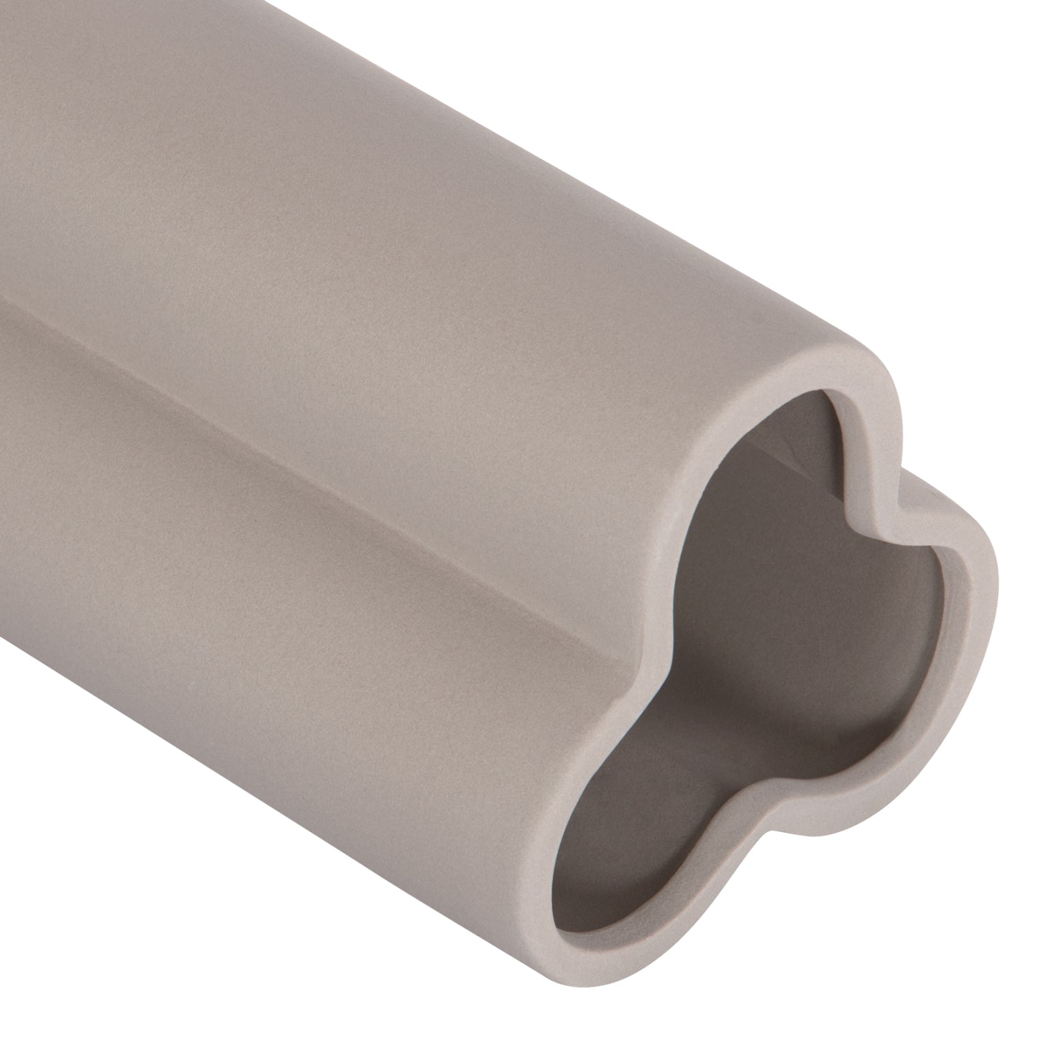 Керамична декоративна глазура за маса , сива, матова φ14x29hcm