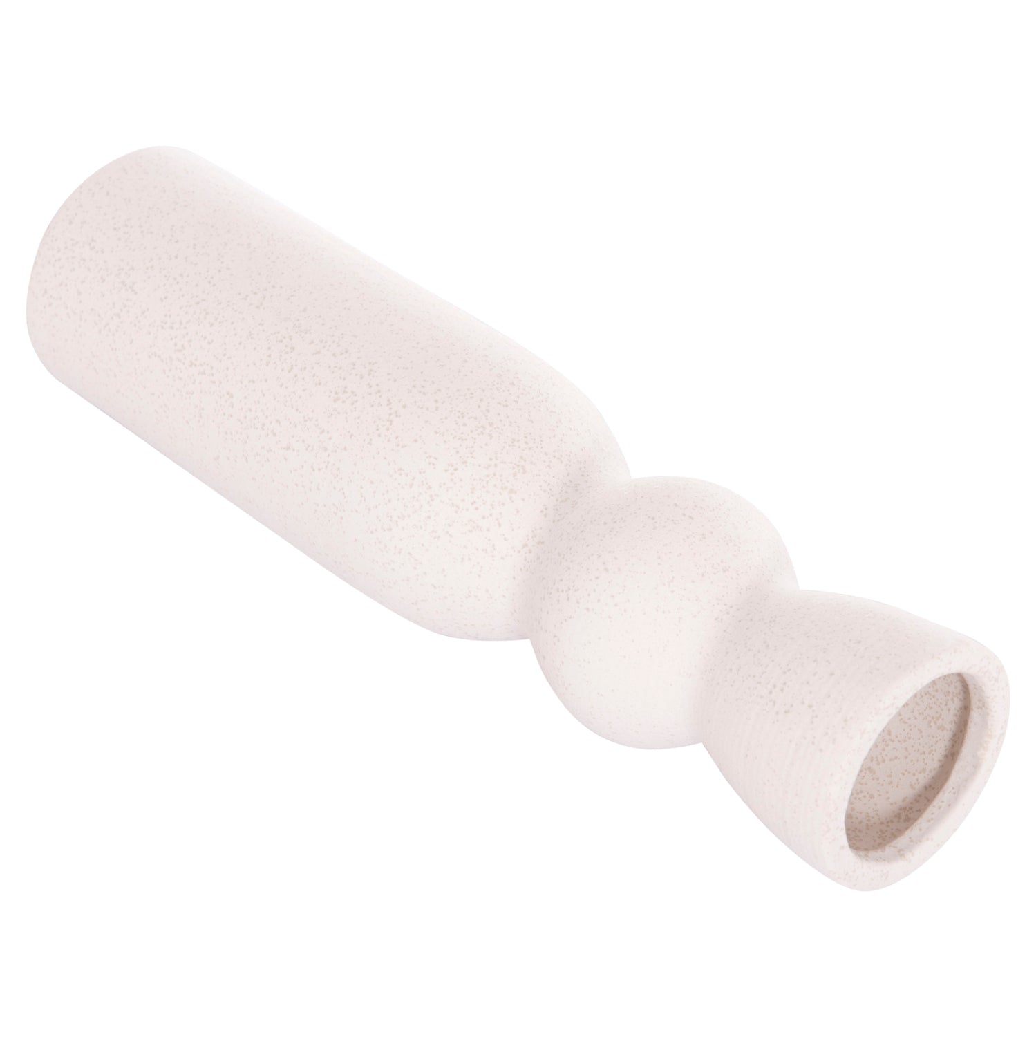 Декоративен керамичен плот за маса  SCEPTER кристал бял φ8x35hcm