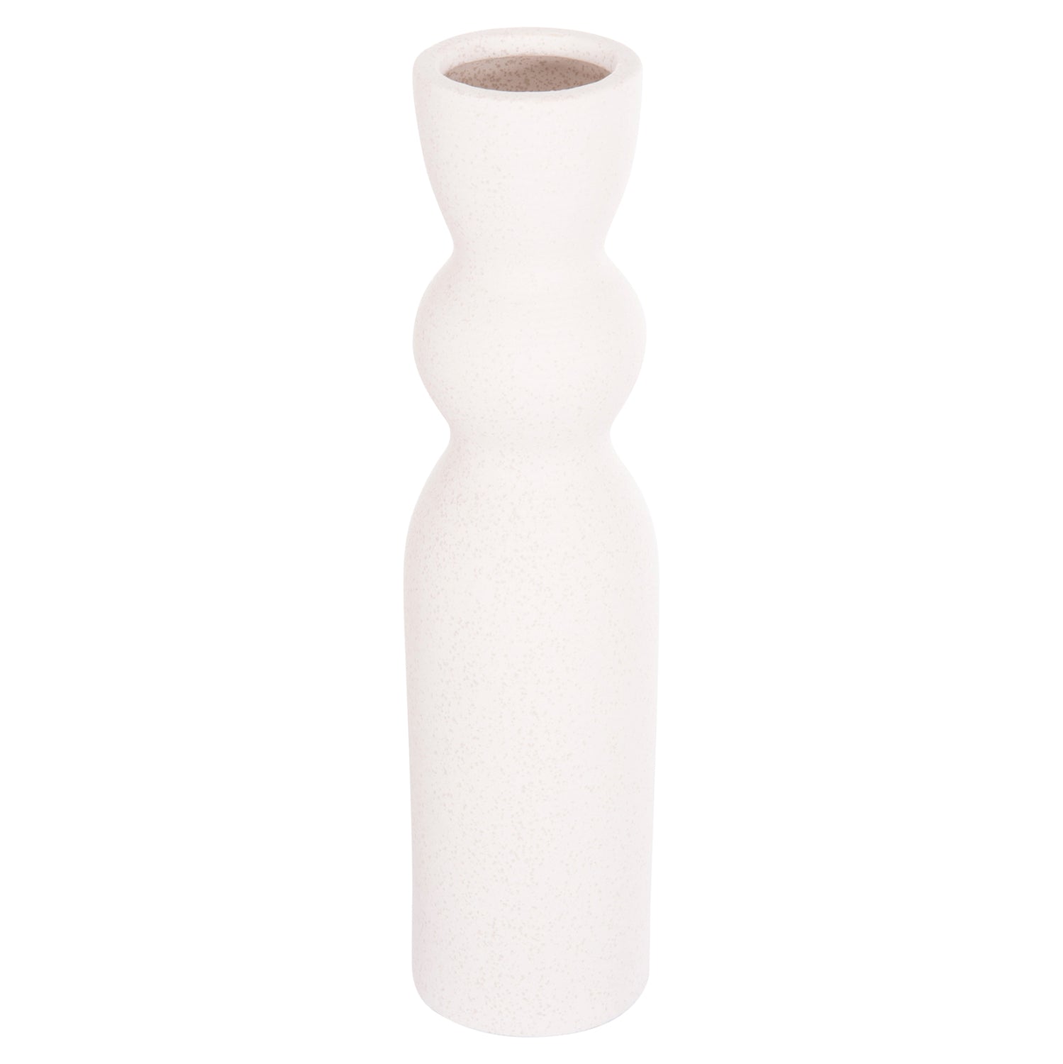 Декоративен керамичен плот за маса  SCEPTER кристал бял φ8x35hcm