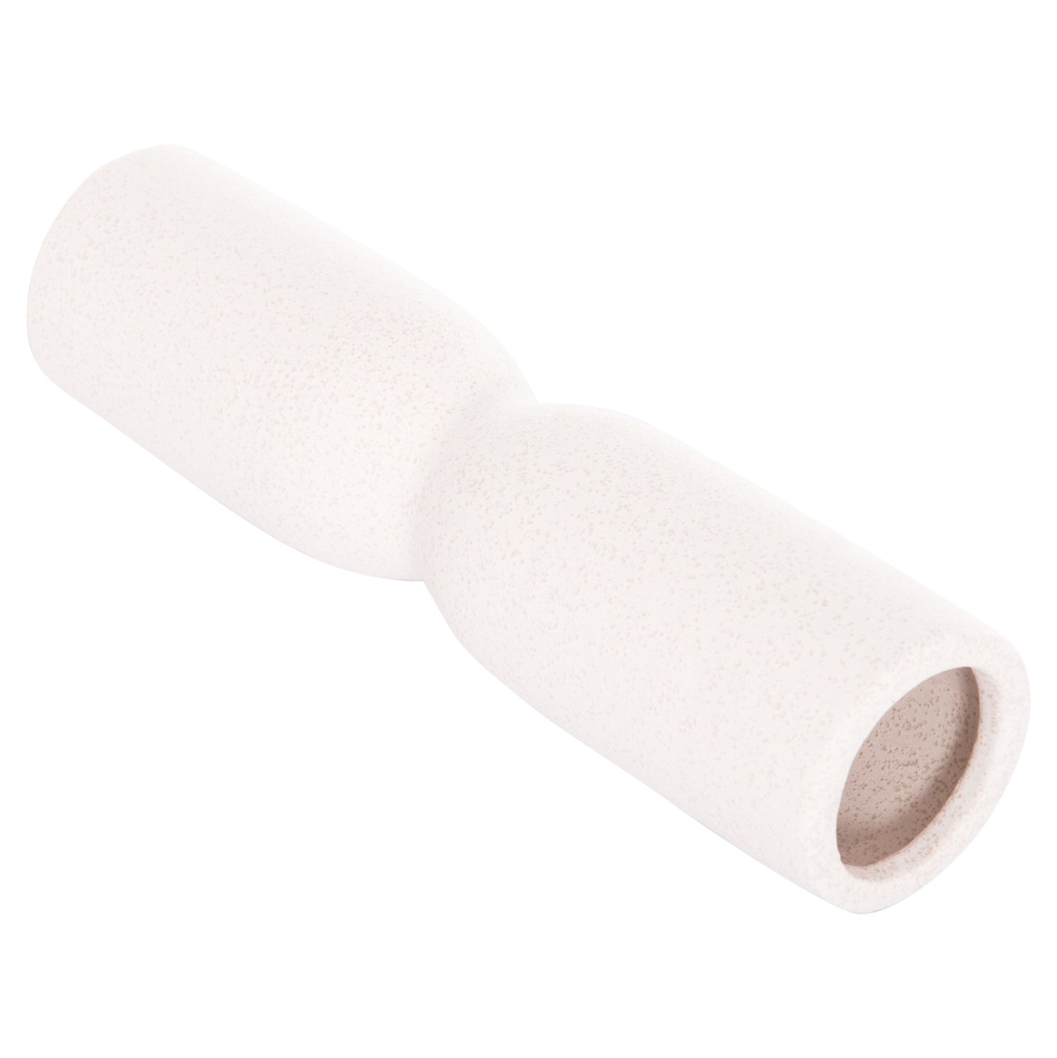 Декоративен керамичен плот за маса, SCEPTER кристал,  бял φ7.5x30.5см