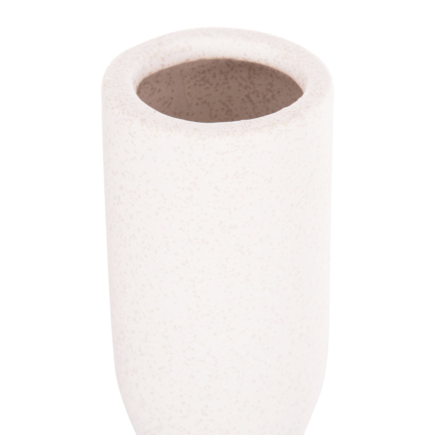 Декоративен керамичен плот за маса, SCEPTER кристал,  бял φ7.5x30.5см