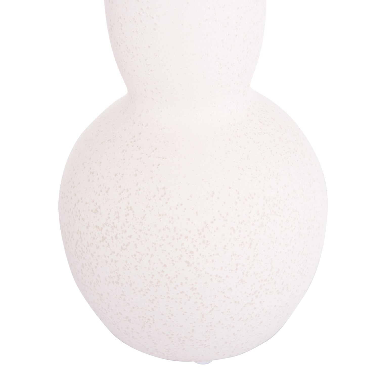 Керамична декоративна настолна маса Galad  бял φ11x26hcm