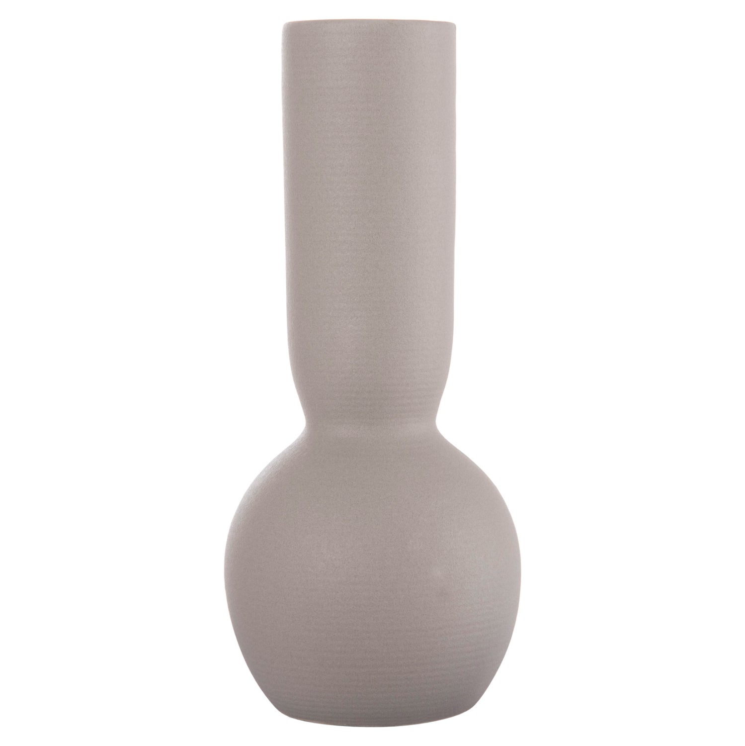 Декоративен керамичен плот за маса  сив, матов φ11x26всм