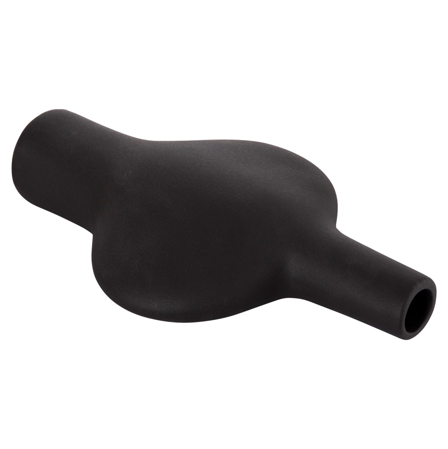 Керамична декоративна плоча за маса, серия Аrken, черна, матова, 19x7.5x33.5см