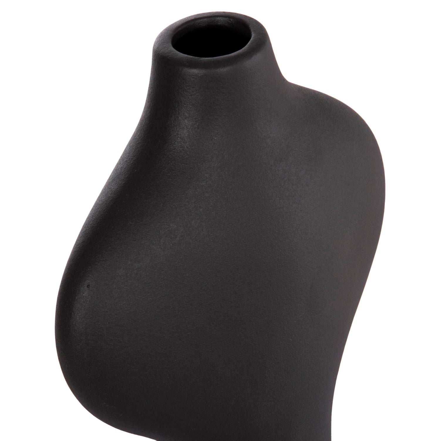 Керамична декоративна плоча за маса  серия Аrken, черна, матова, 18.5x8.5x32см