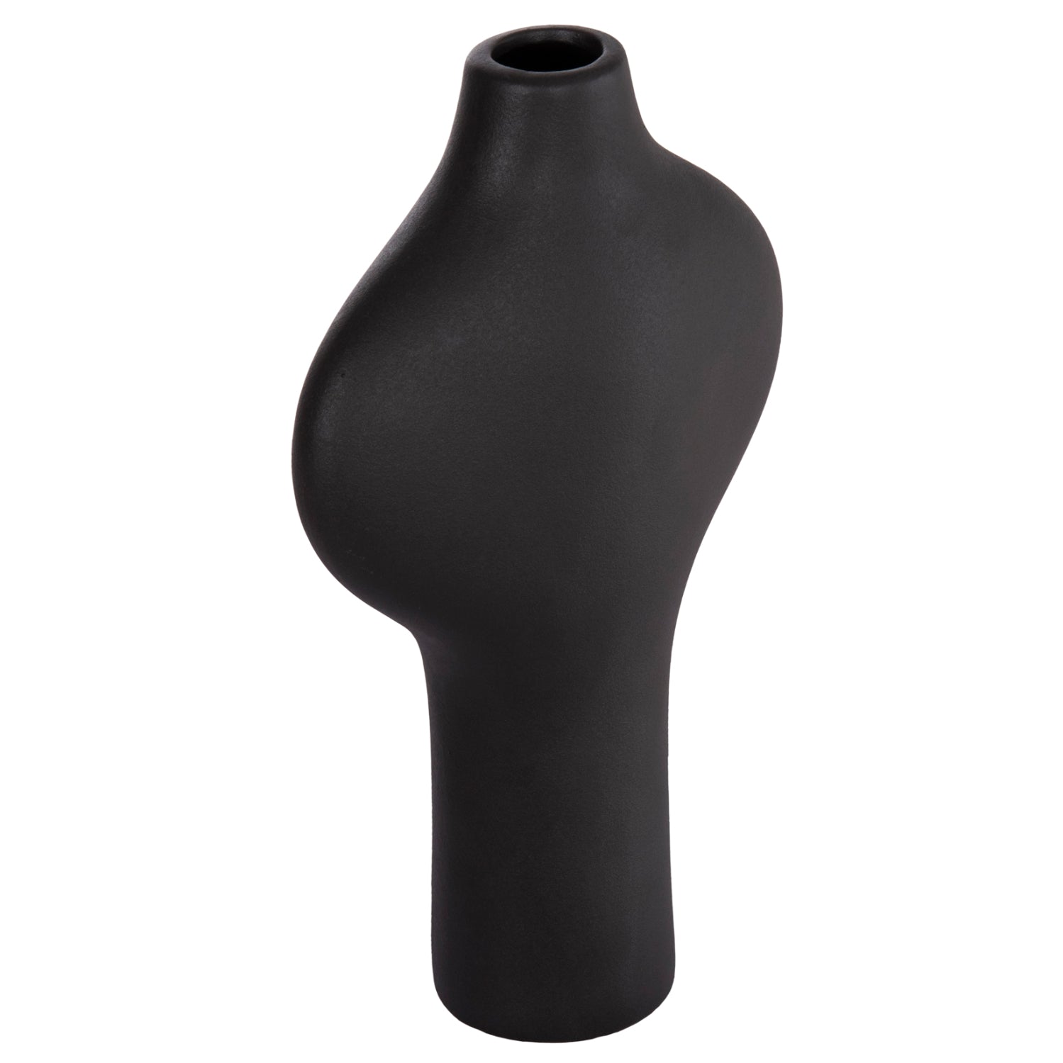 Керамична декоративна плоча за маса  серия Аrken, черна, матова, 18.5x8.5x32см