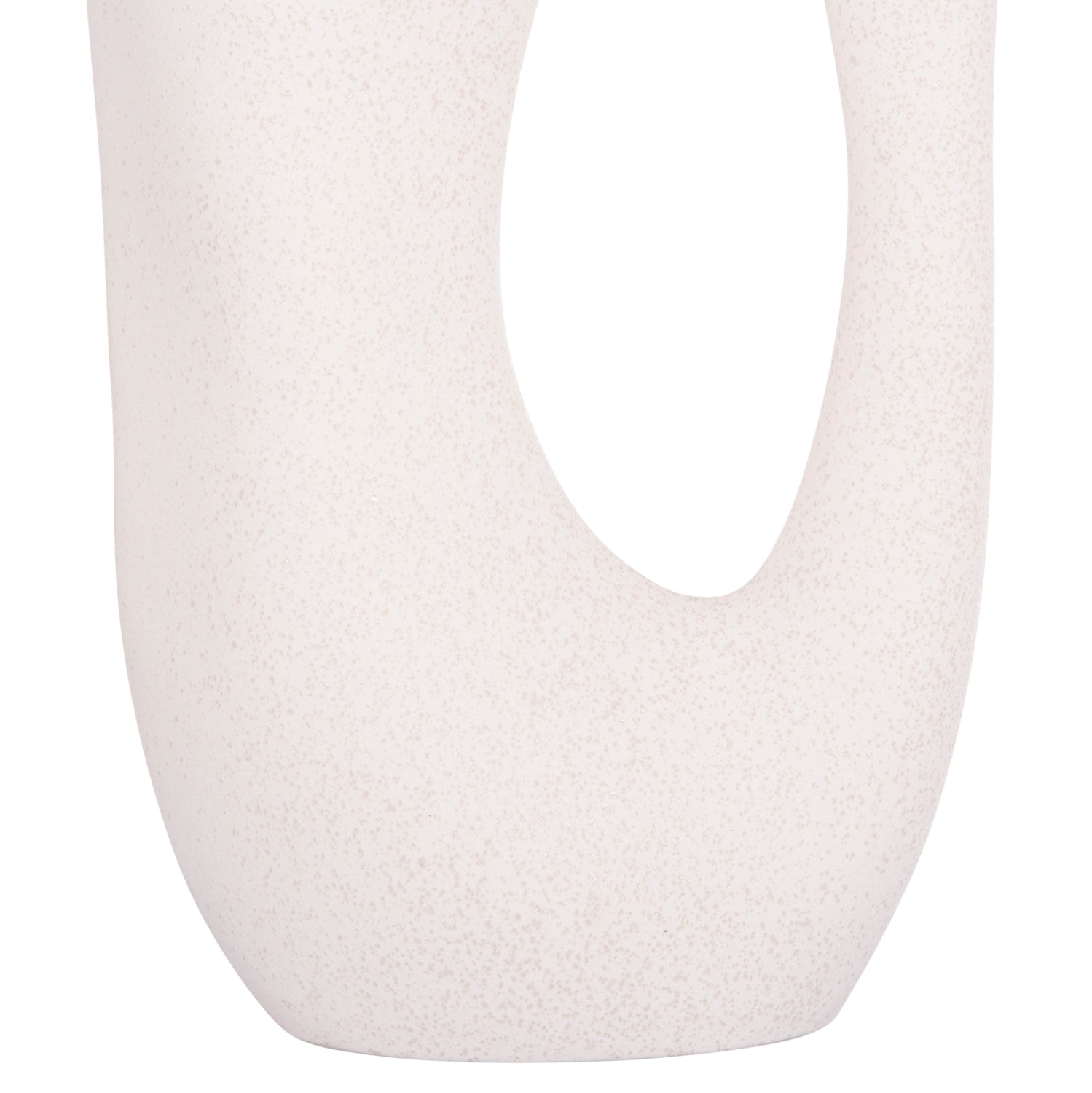 Керамична декорация за маса  SEBOR бял, кристален, 21x8x35.5 см