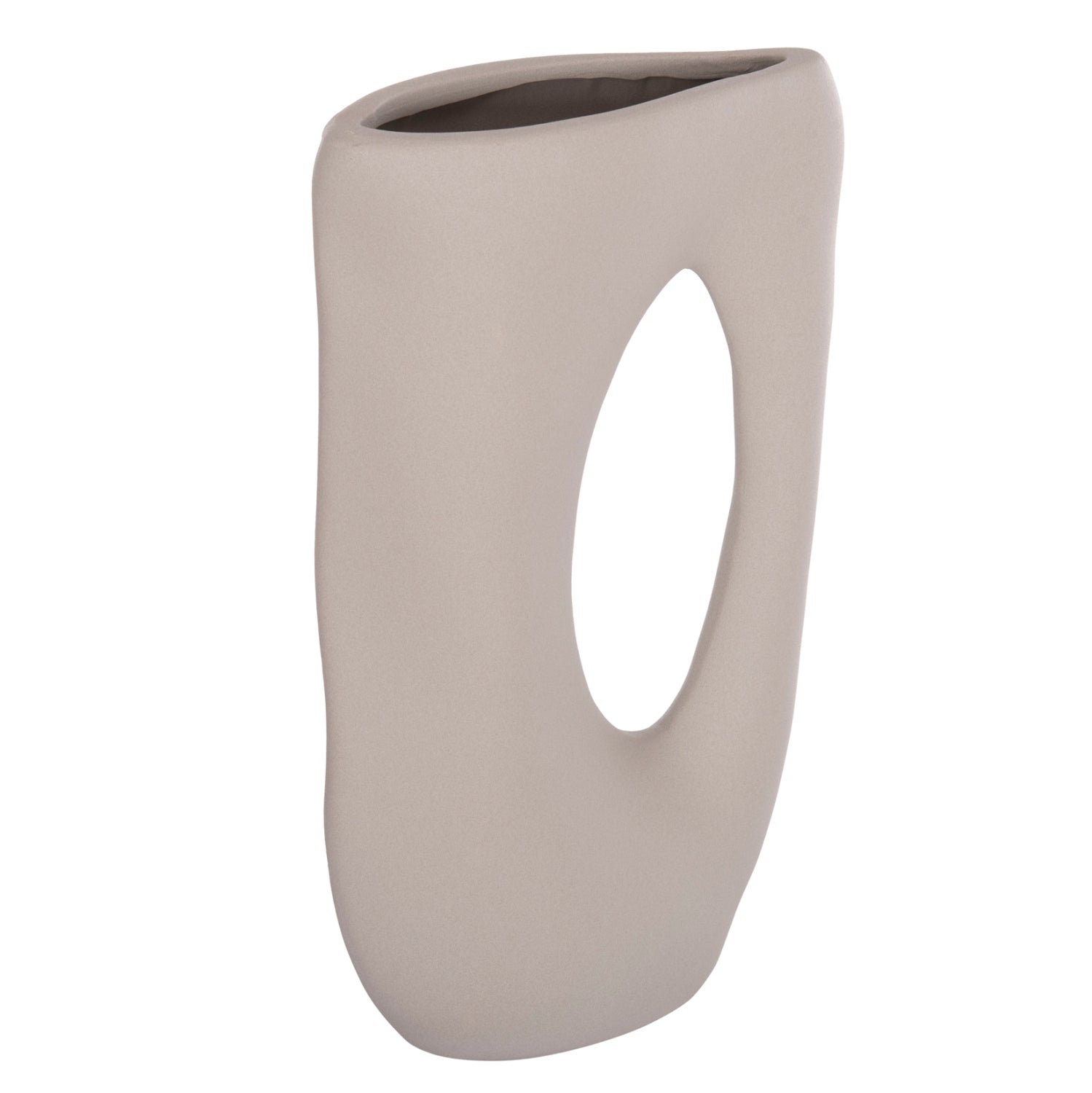 Керамична декорация за маса  SEBOR сив, матов, 21x8x355 см