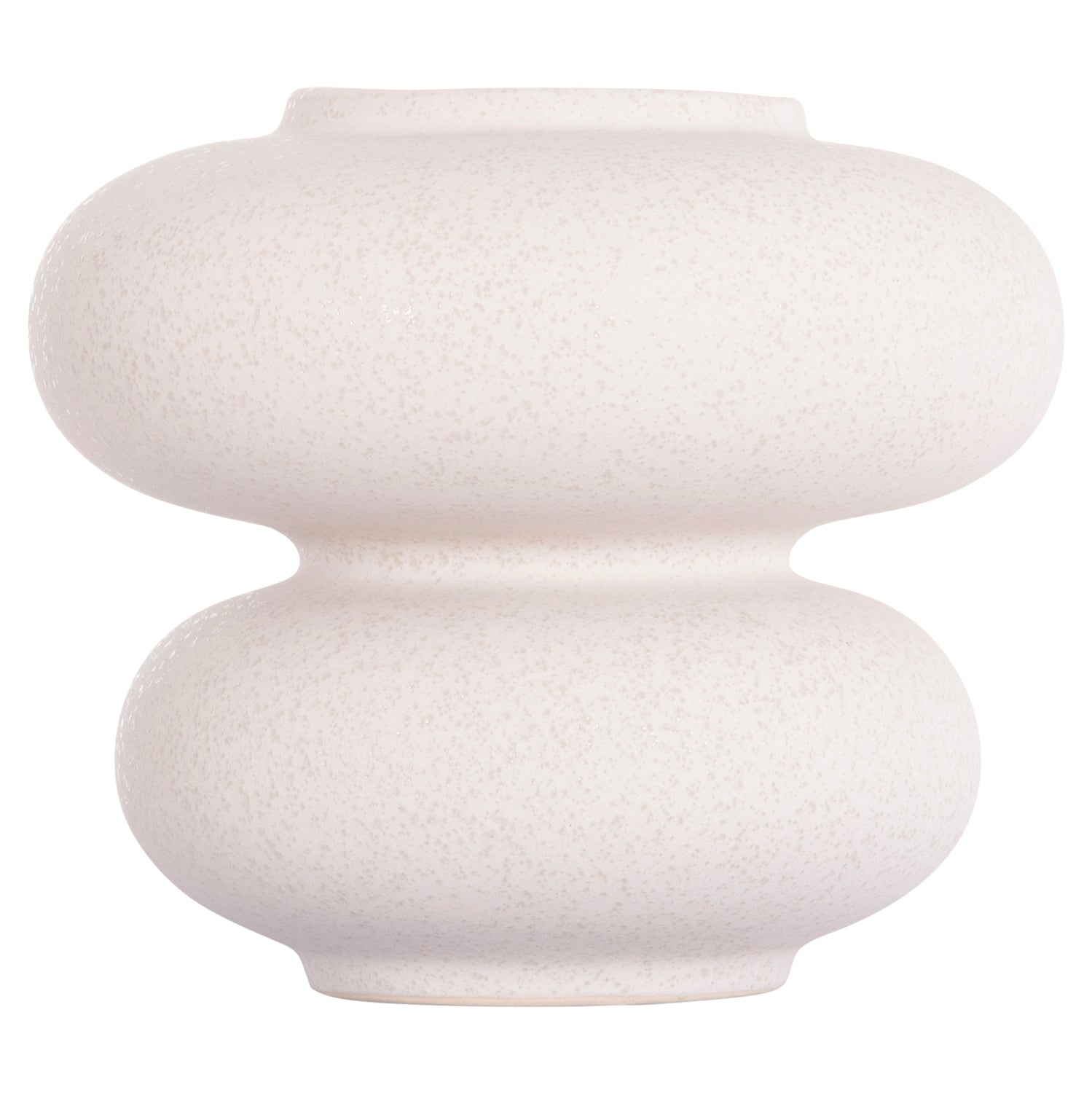 Декоративен керамичен плот за маса  от бял кристал, φ18x17всм