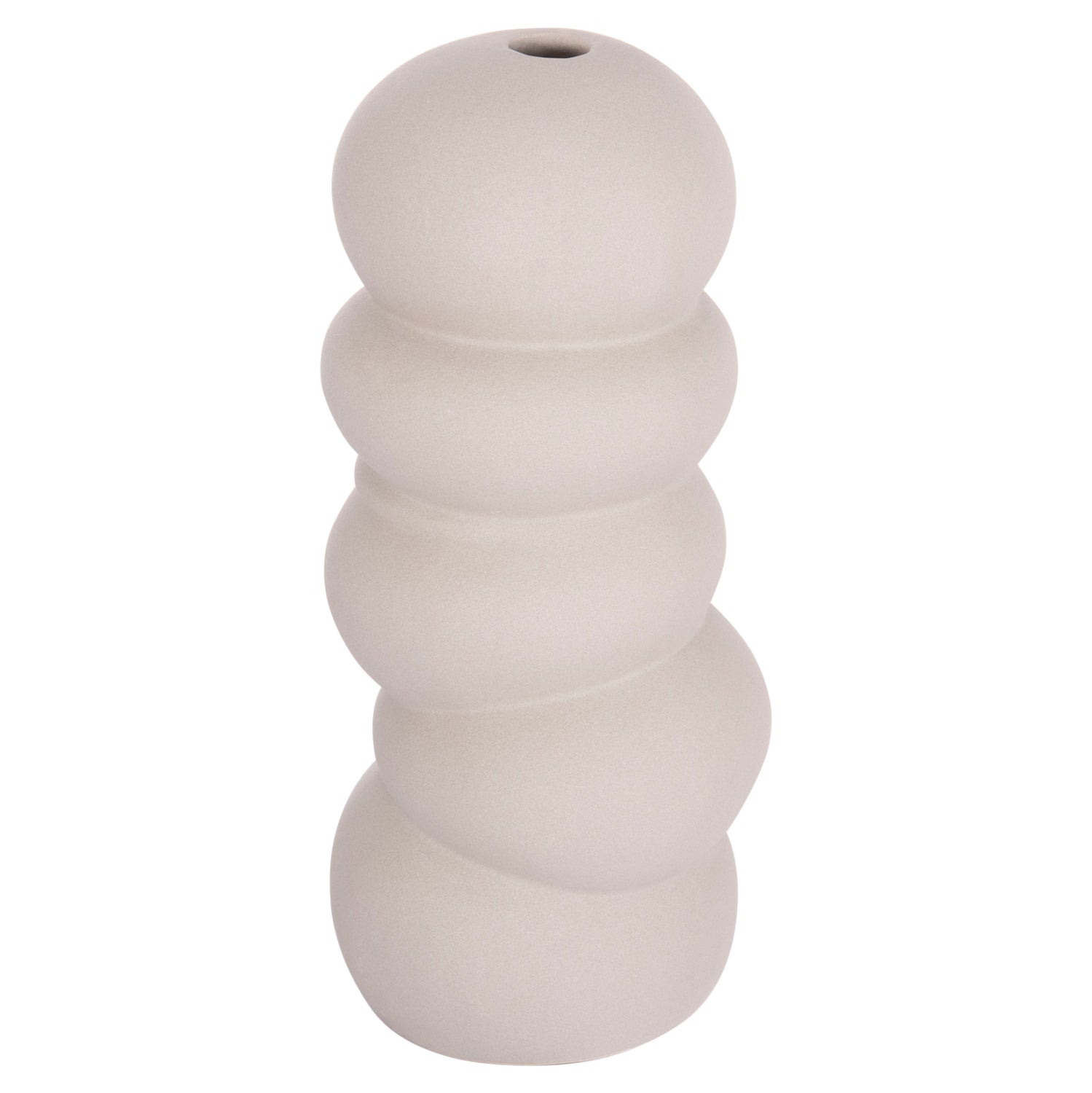 Декоративен керамичен плот за маса ROOK сив мат φ12x30h см