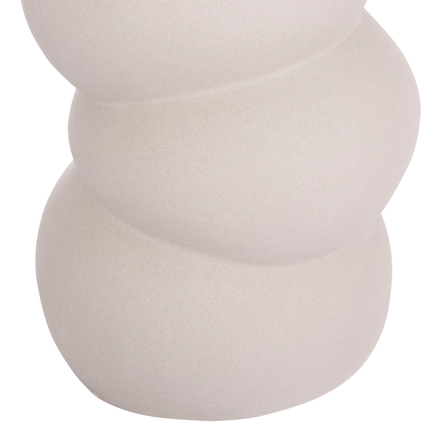 Декоративен керамичен плот за маса ROOK сив мат φ12x30h см