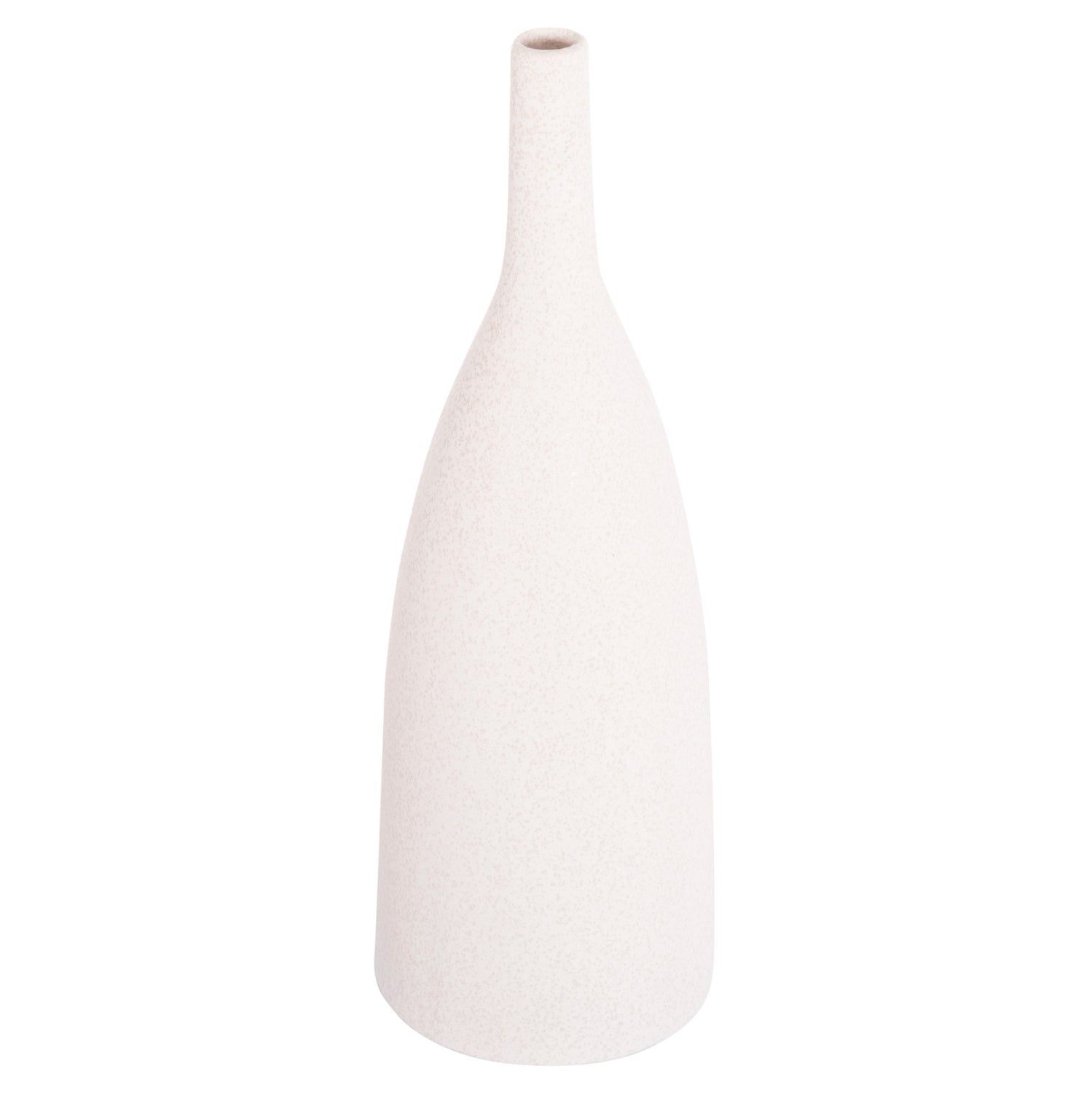 Керамична декорация Galad сиво-бял кристал, φ14x39в см