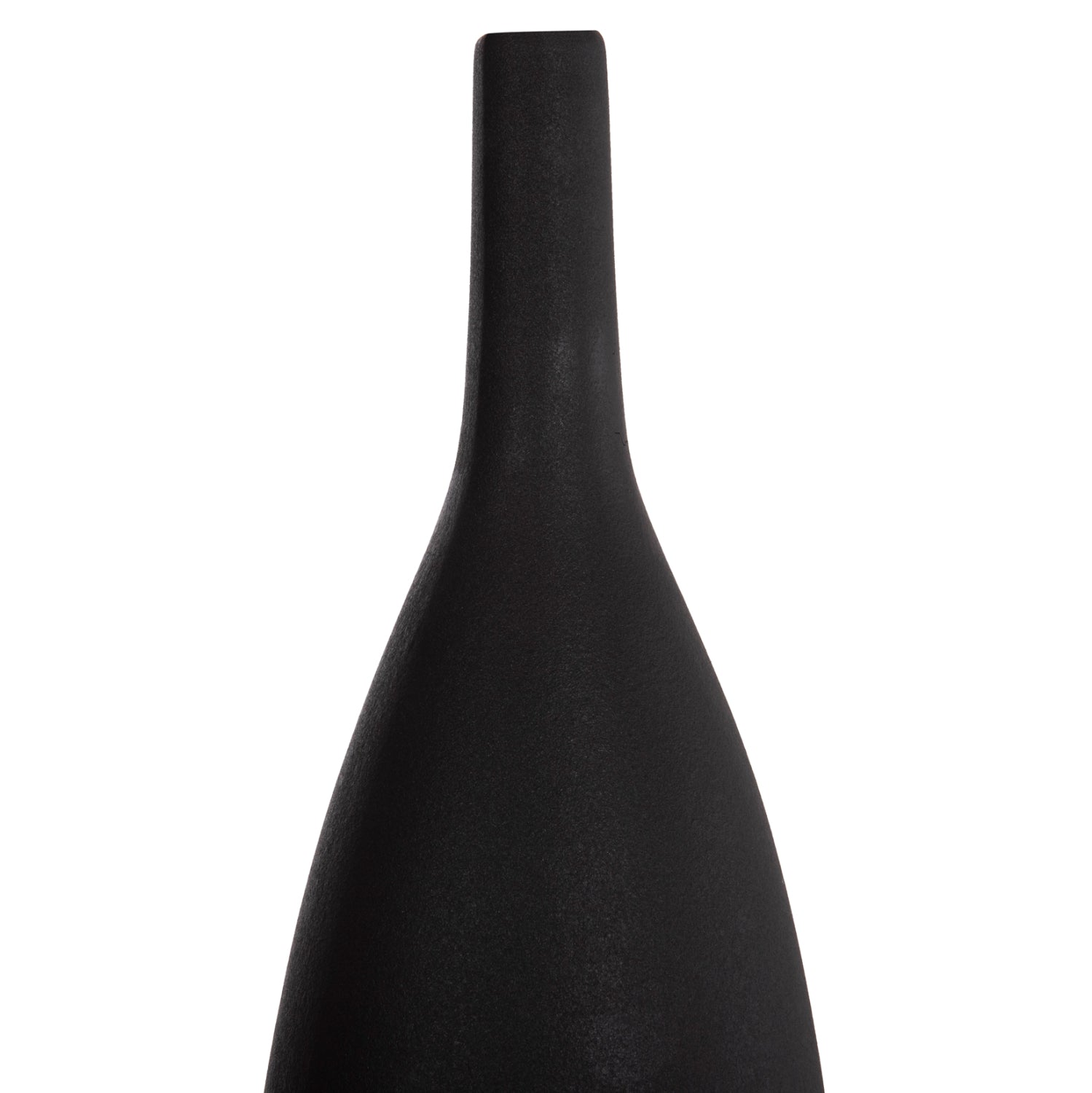 Декоративен керамичен плот за маса Galad черен мат φ14x39hcm