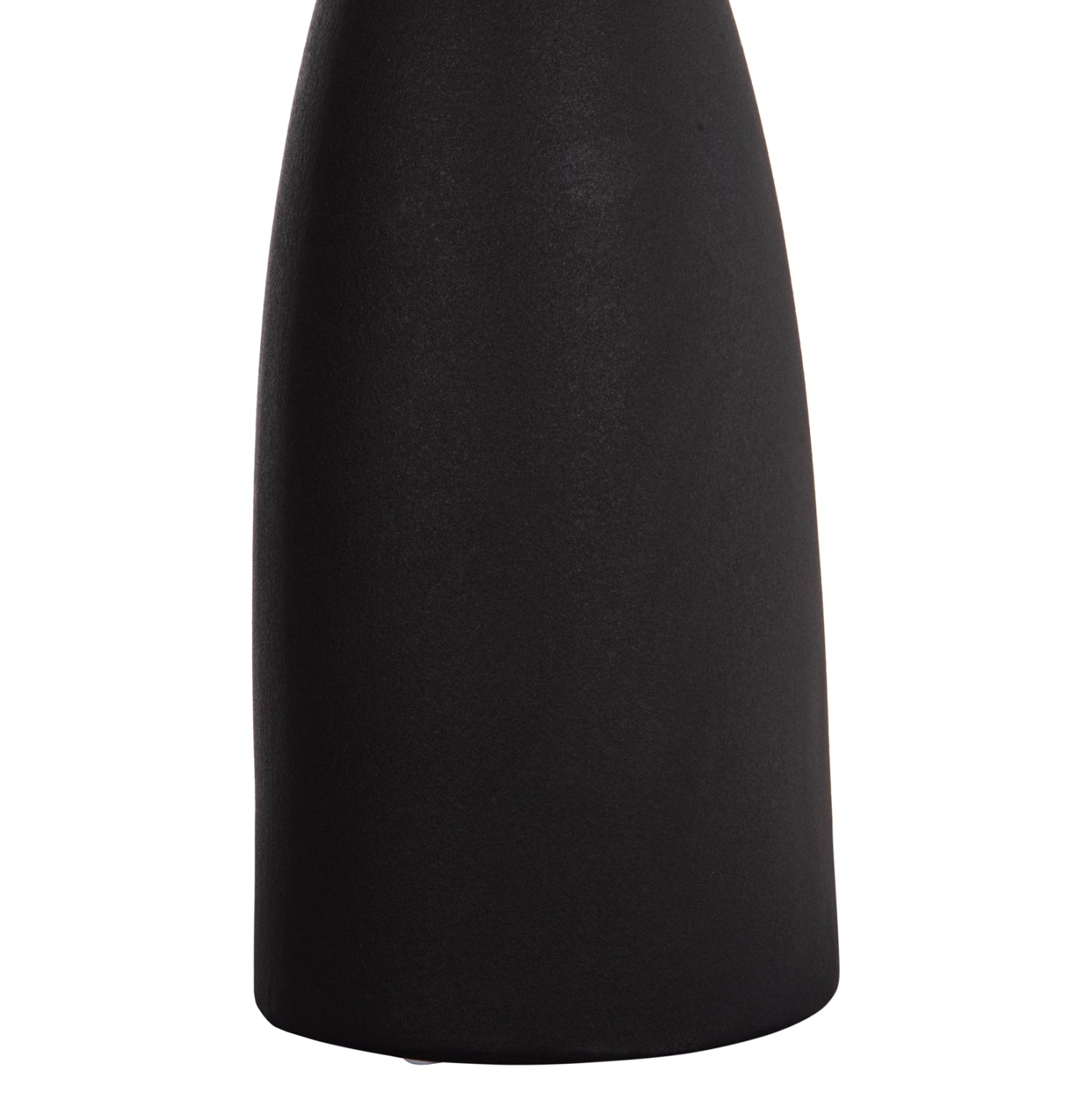 Декоративен керамичен плот за маса Galad черен мат φ14x39hcm