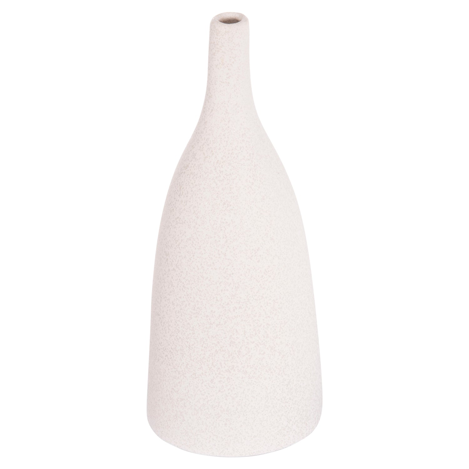 Декоративна настолна керамика   GALAD сиво-бял кристал φ14x33.5cm