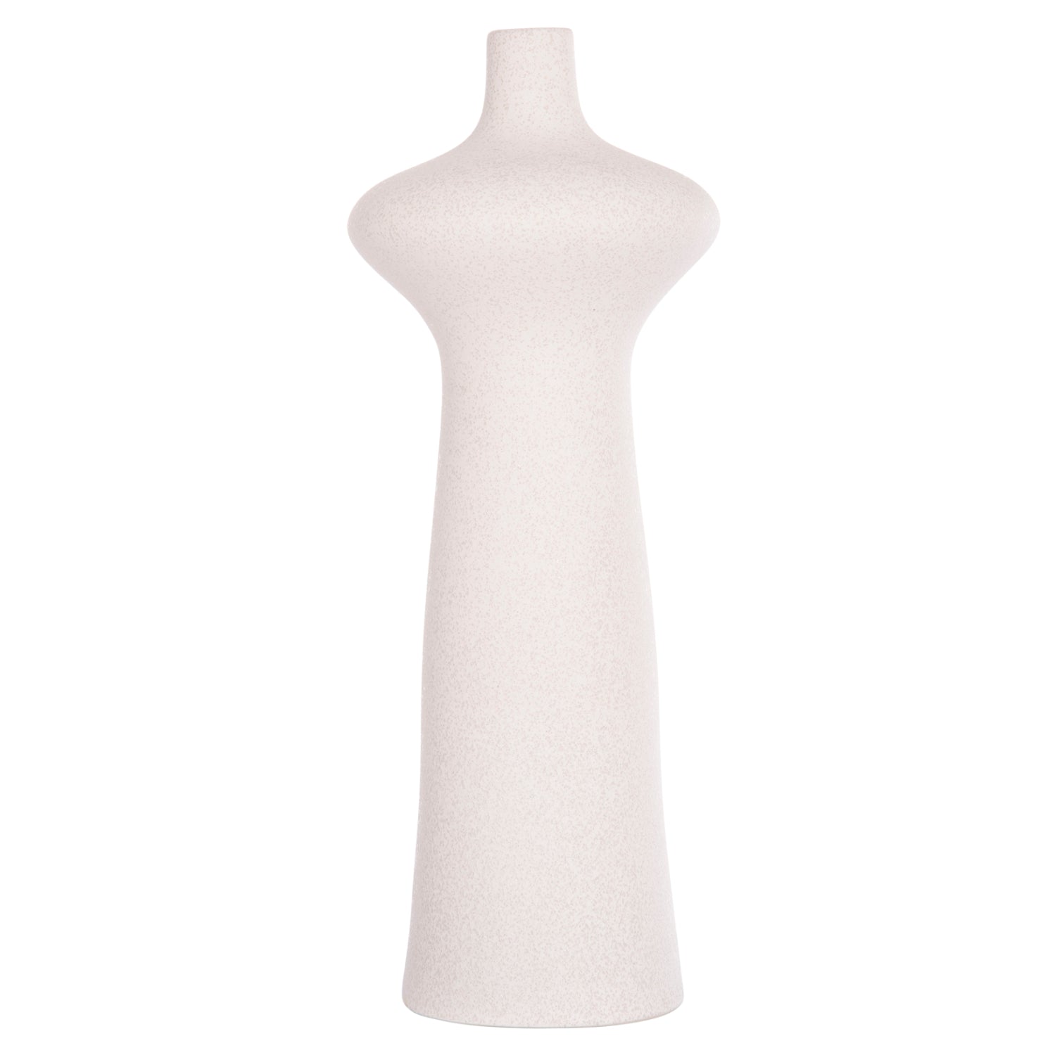 Декоративен керамичен плот за маса  SCEPTER  кристал, чисто бял φ18x49hcm