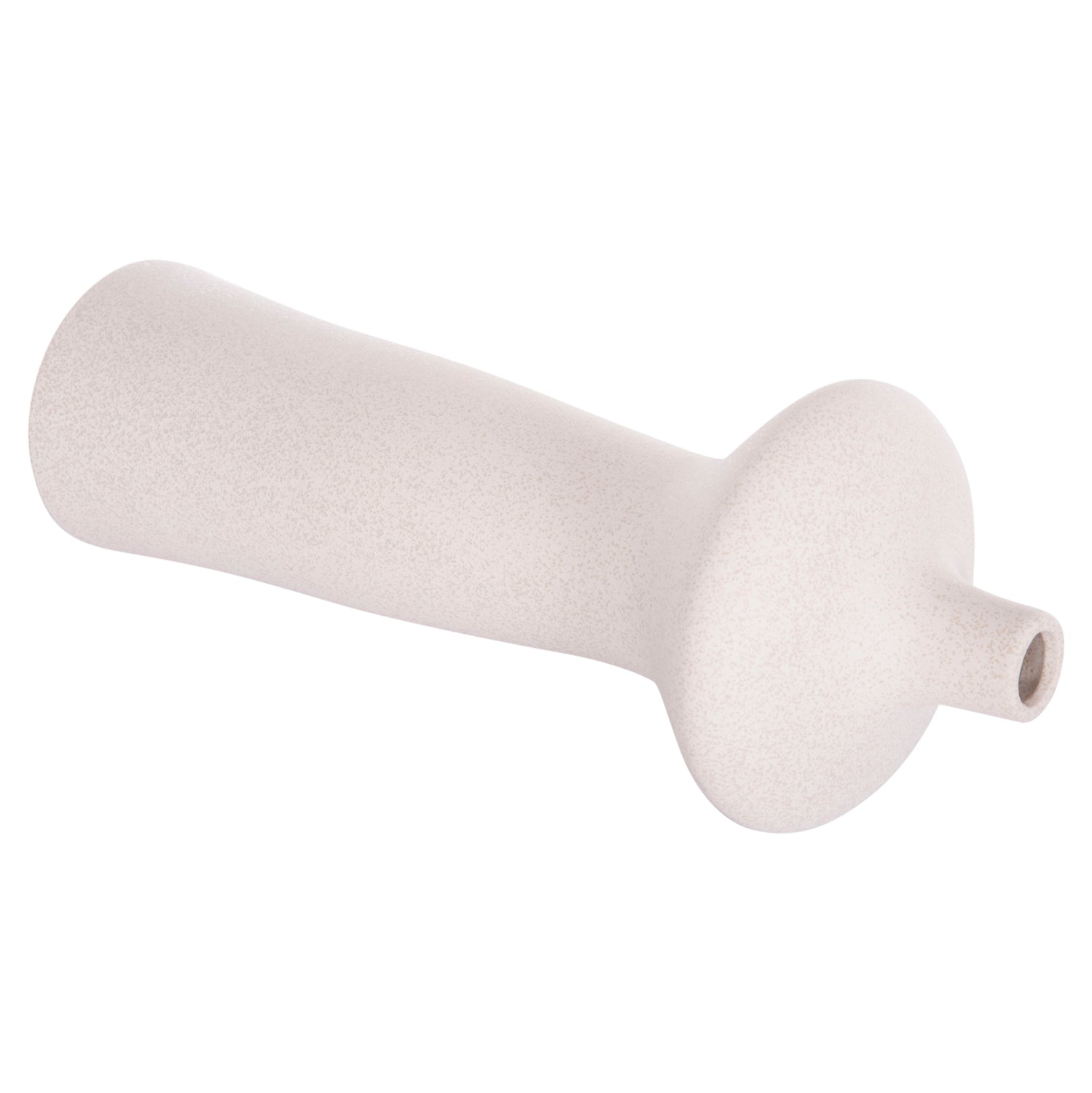 Декоративен керамичен плот за маса  SCEPTER  кристал, чисто бял φ18x49hcm