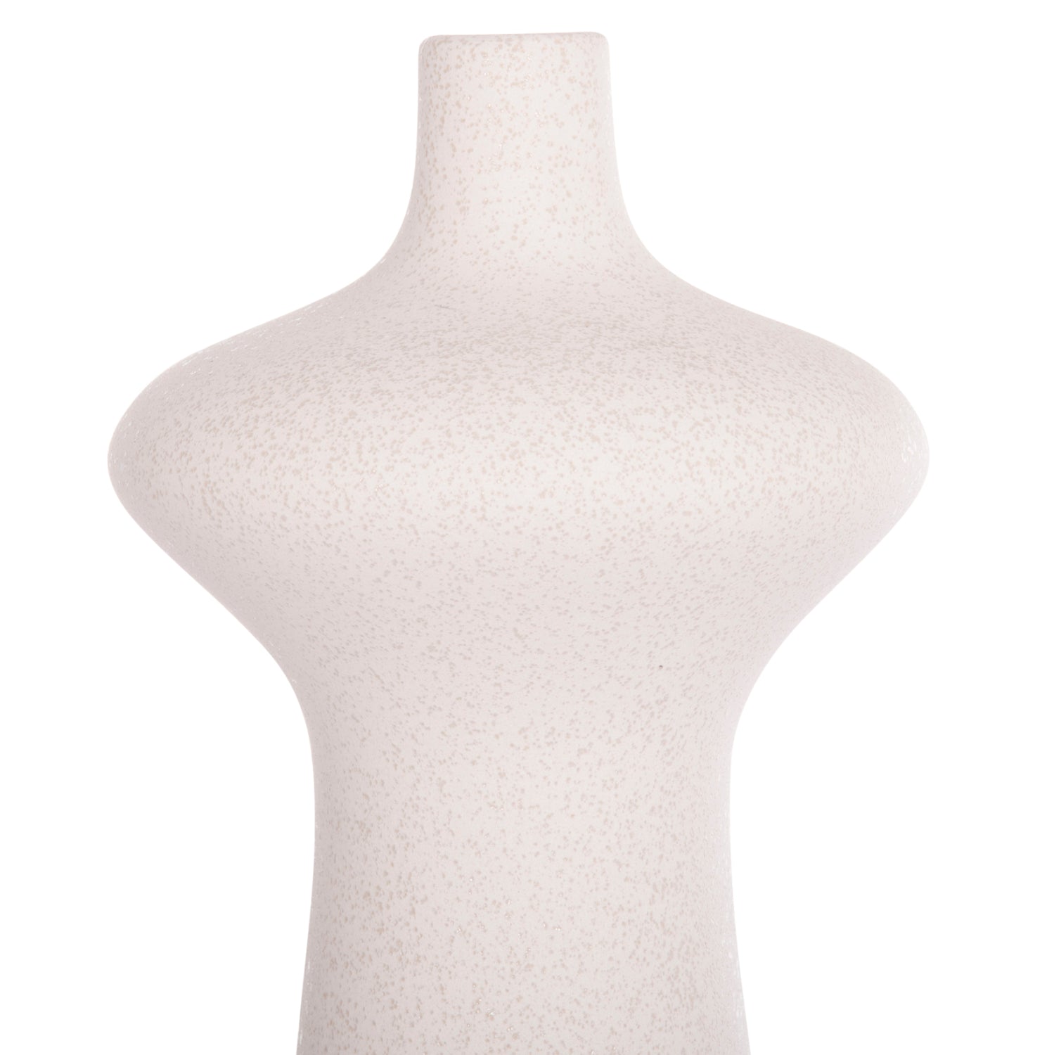 Декоративен керамичен плот за маса  SCEPTER  кристал, чисто бял φ18x49hcm