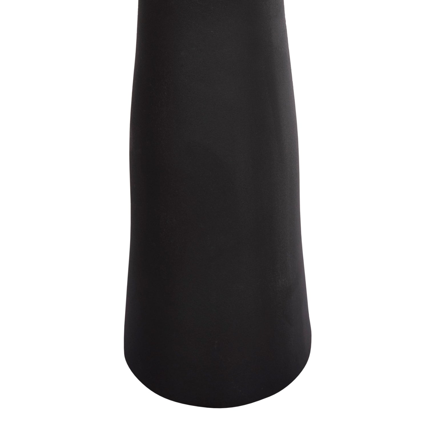 Декоративен керамичен плот за маса SCEPTER  , черен мат, φ18x49hcm
