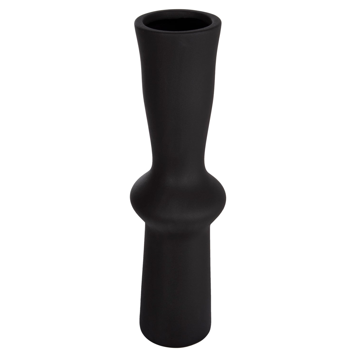 Декоративен керамичен плот за маса SCEPTER черен мат, φ14x50cm