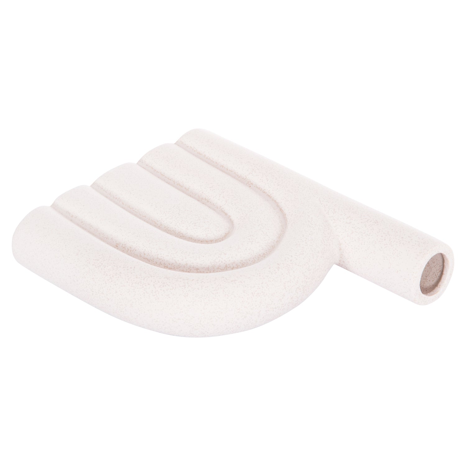 Декоративен керамичен плот за маса Аrcon бял 23.5x5.5x29.5см