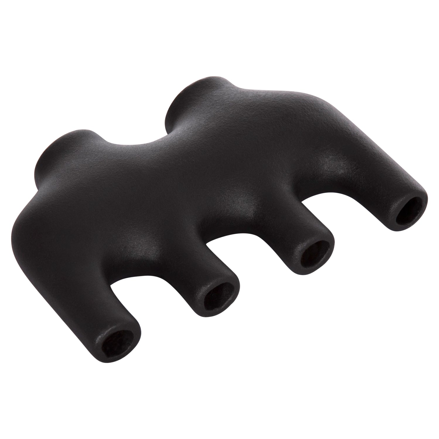 Керамичен декоративен плот за маса   MANI черен мат 21x6x13см