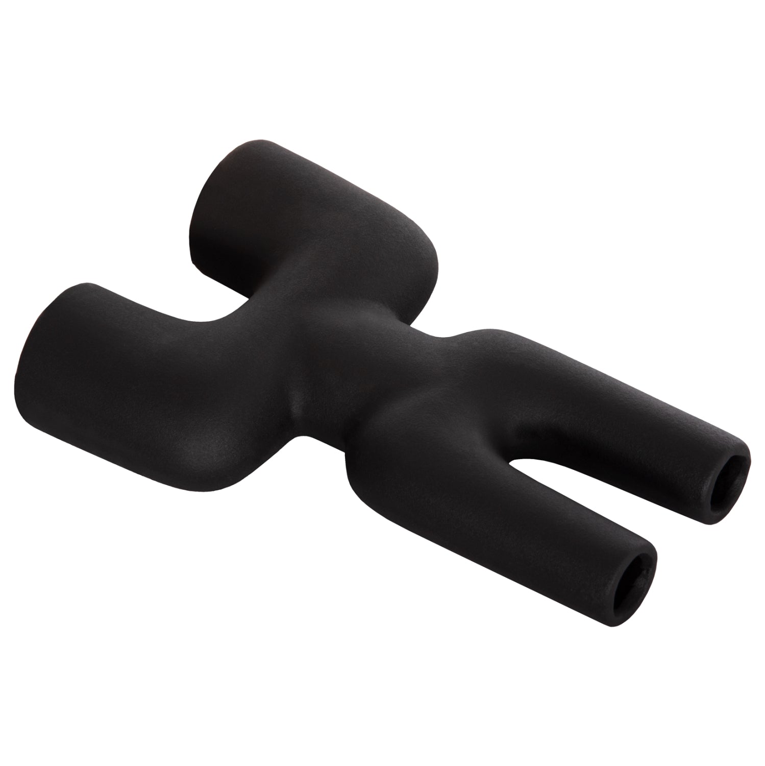 Керамична декорация за маса MANI черна матова 15.5x6x23.5см