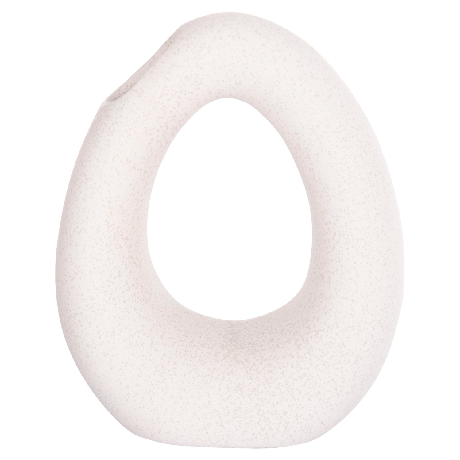 Декоративен керамичен плот за маса  елипсовиден, кристален, 16.5x9x20см