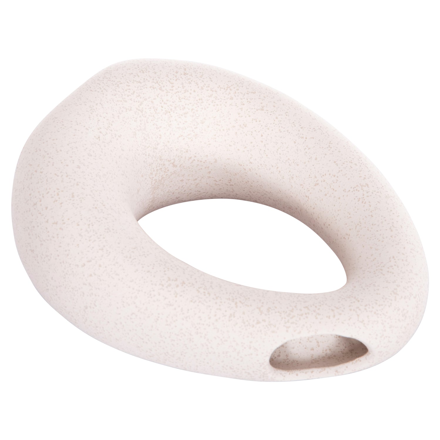 Декоративен керамичен плот за маса  елипсовиден, кристален, 16.5x9x20см