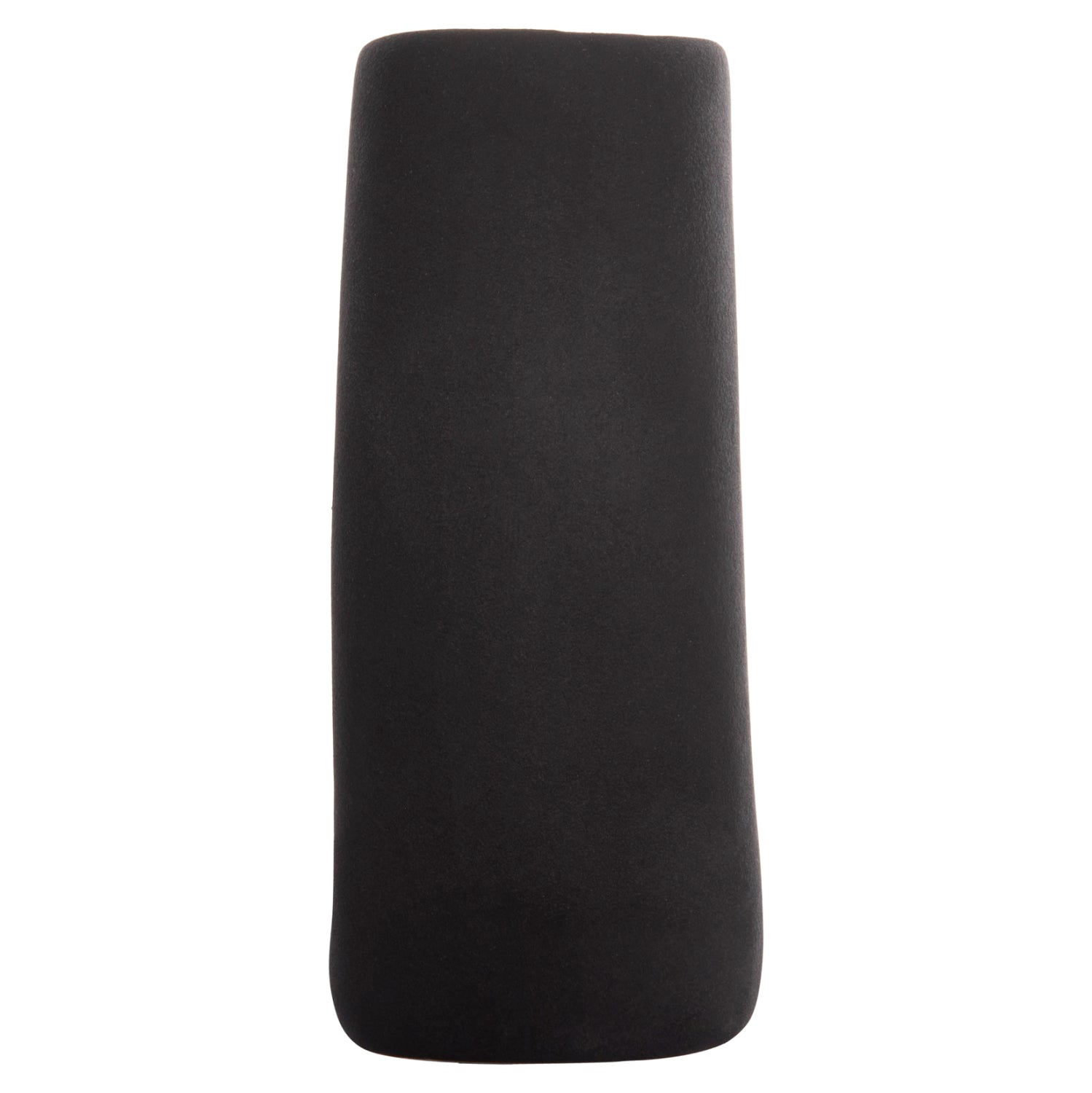 Декоративен керамичен плот за маса  елипса черен, мат 18x6.5x14см