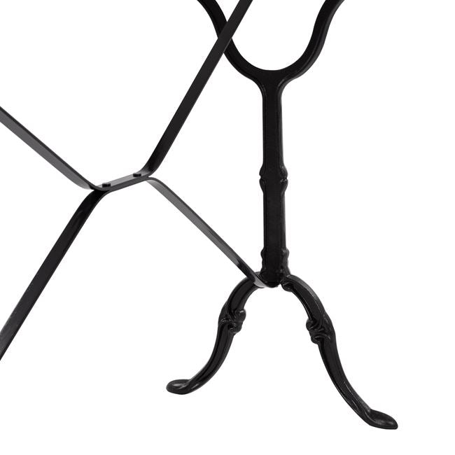 Маса Тейган бял мрамор/чугун 100/60/72см