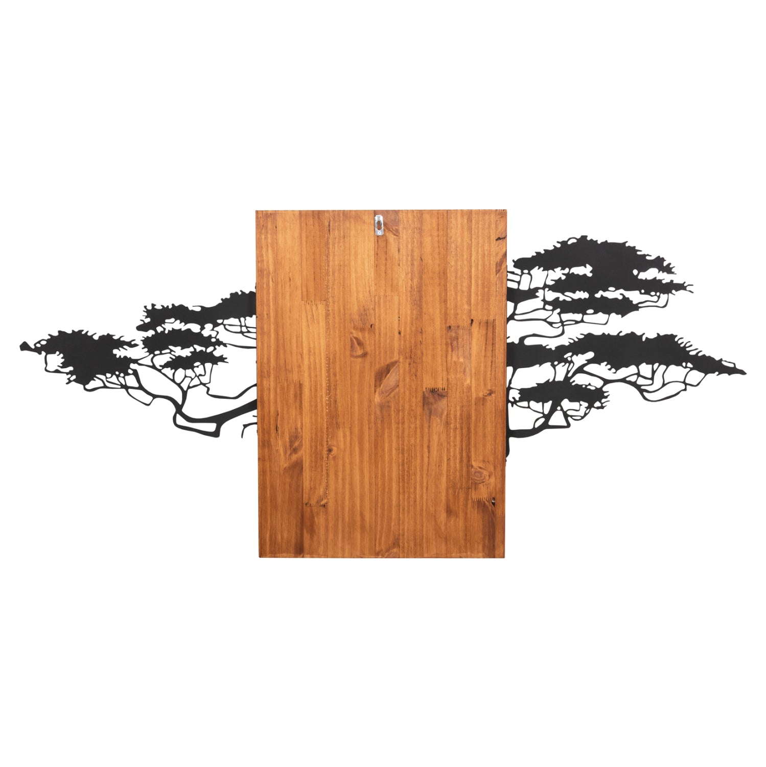 ДЕКОРАТИВНА СТЕННА ДЪРВО ФОРМА МЕТАЛ-ДЪРВО 148x3x70см.