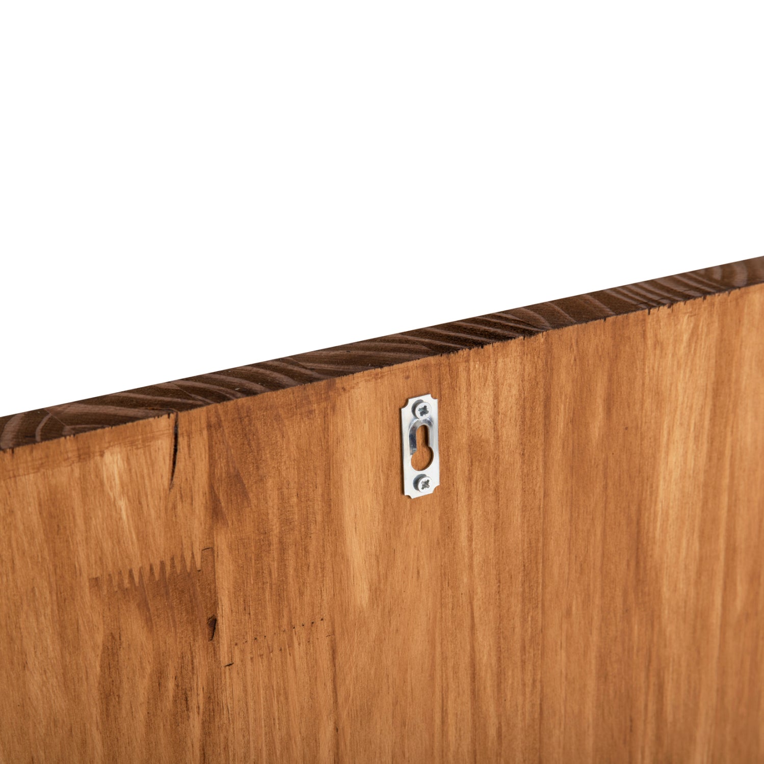 Декорация за стена ILLUSION  цвят натурал-черен 125,5x3x79