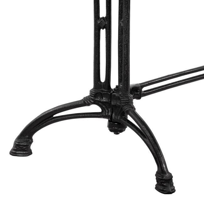 Основа за бар маса  78х50x104см чугун -черен цвят