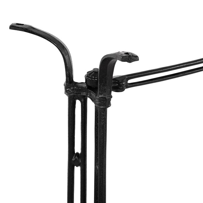 Основа за бар маса  78х50x104см чугун -черен цвят