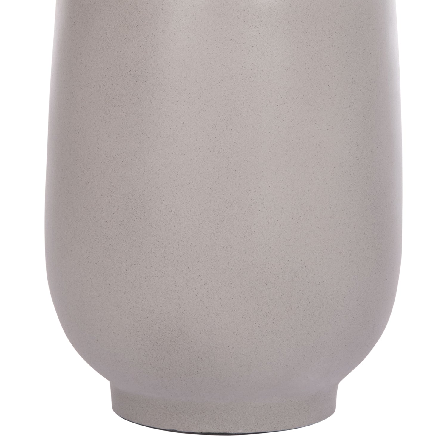 Декоративна подова ваза Линтер фибро цимент сив--тиково дърво φ34x60hcm.