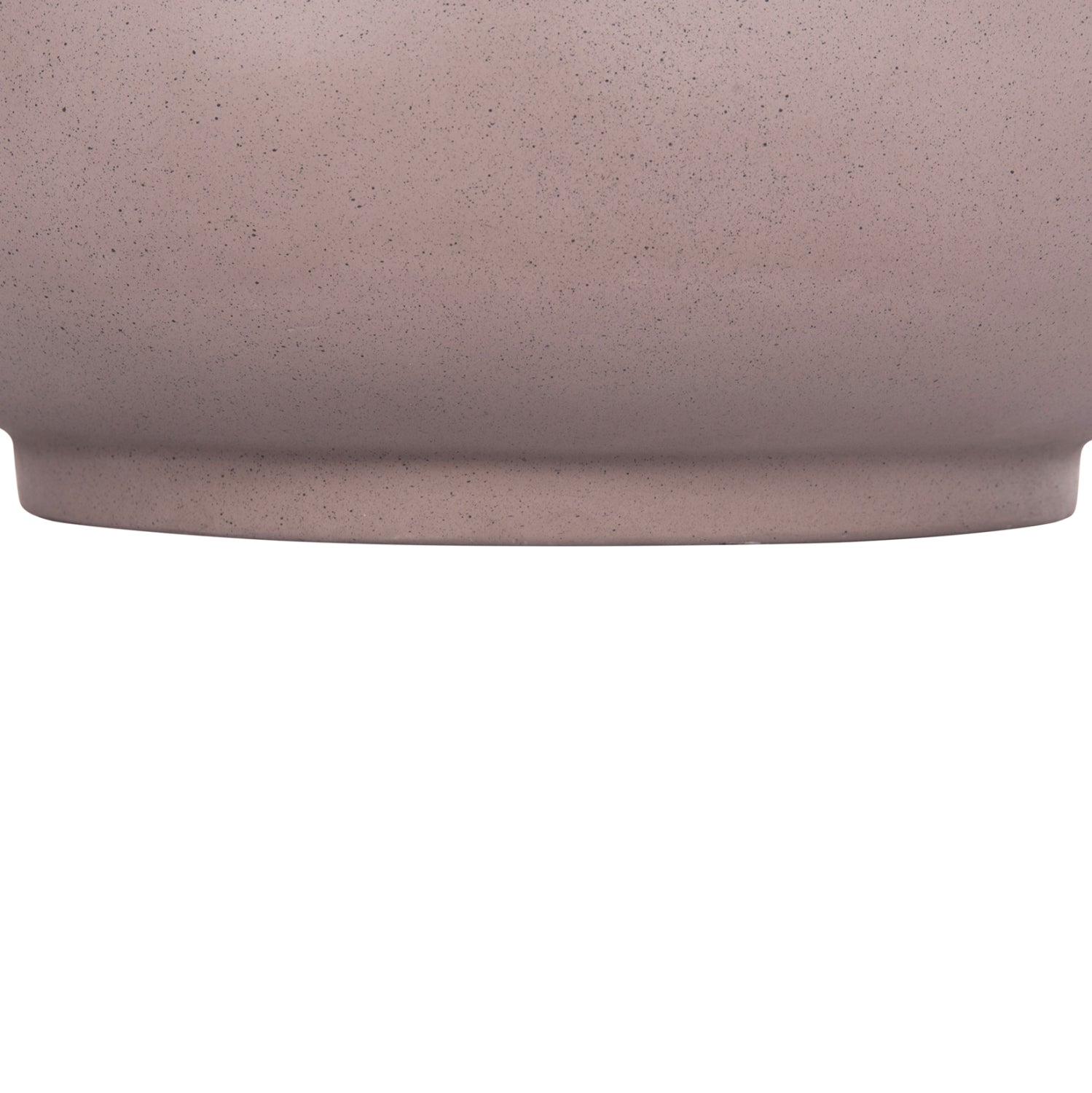 Декоративна подова ваза Интер фибро цимент сив мат--тиково дърво φ41x47h