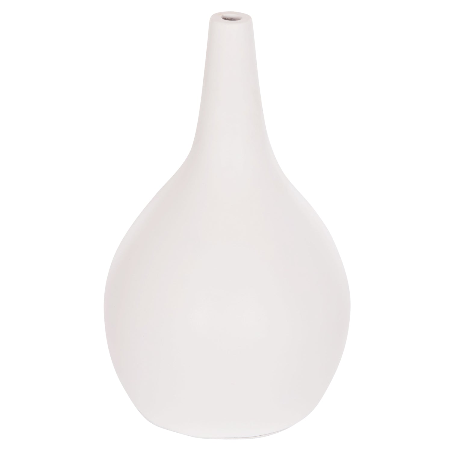 Декоративна  ваза DENI  теракота в бяло-ф26x39см