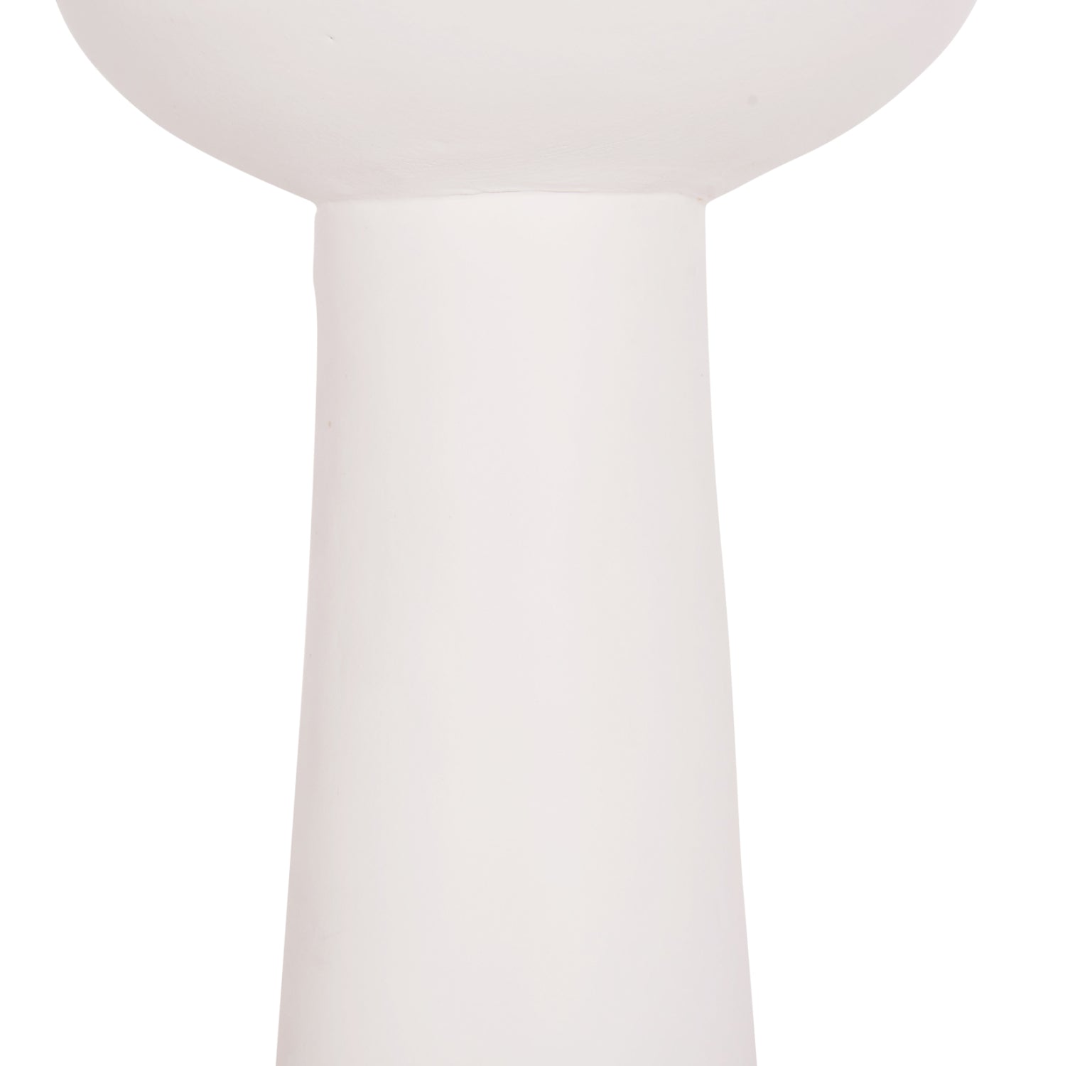 Декоративна маса lekkan теракота ваза в бяло--φ18x38hcm.