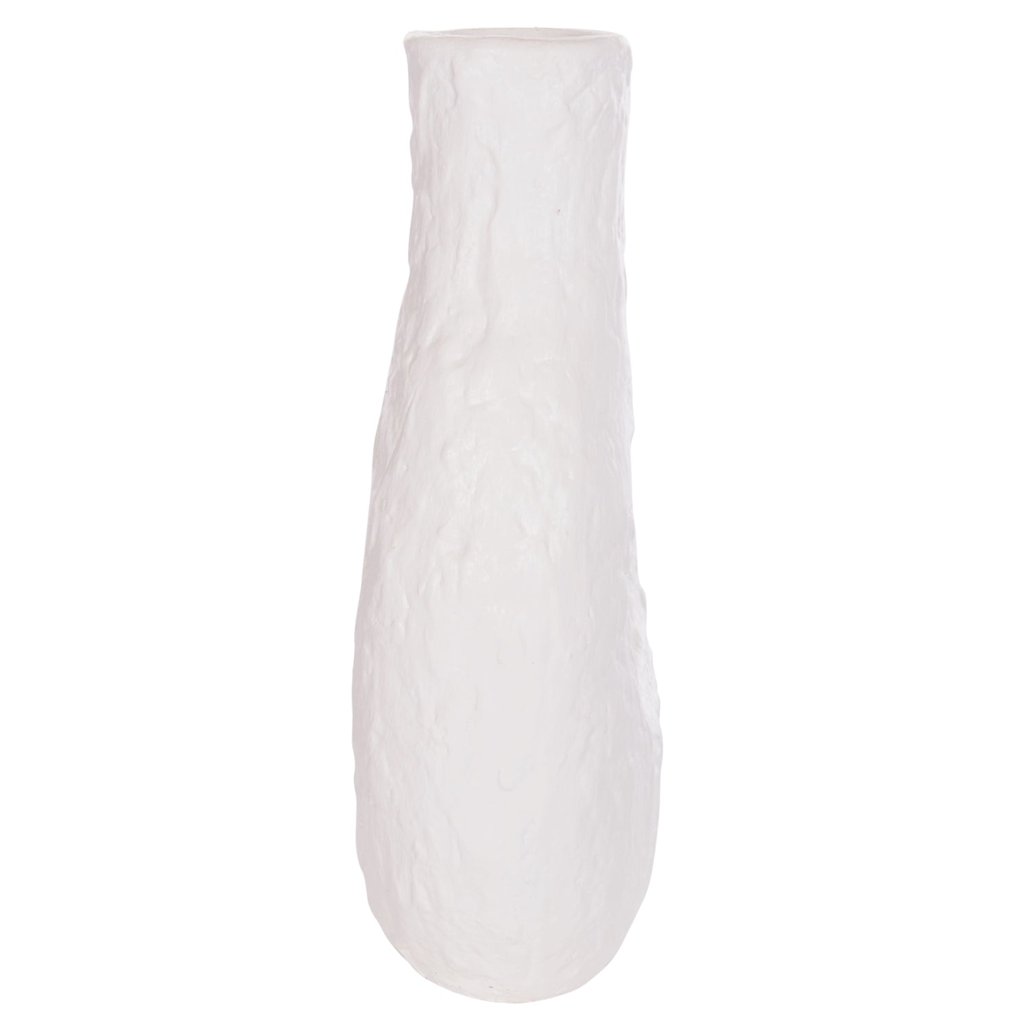 Декоративна ваза за настола namentis бяла теракота -- 27x135x37см